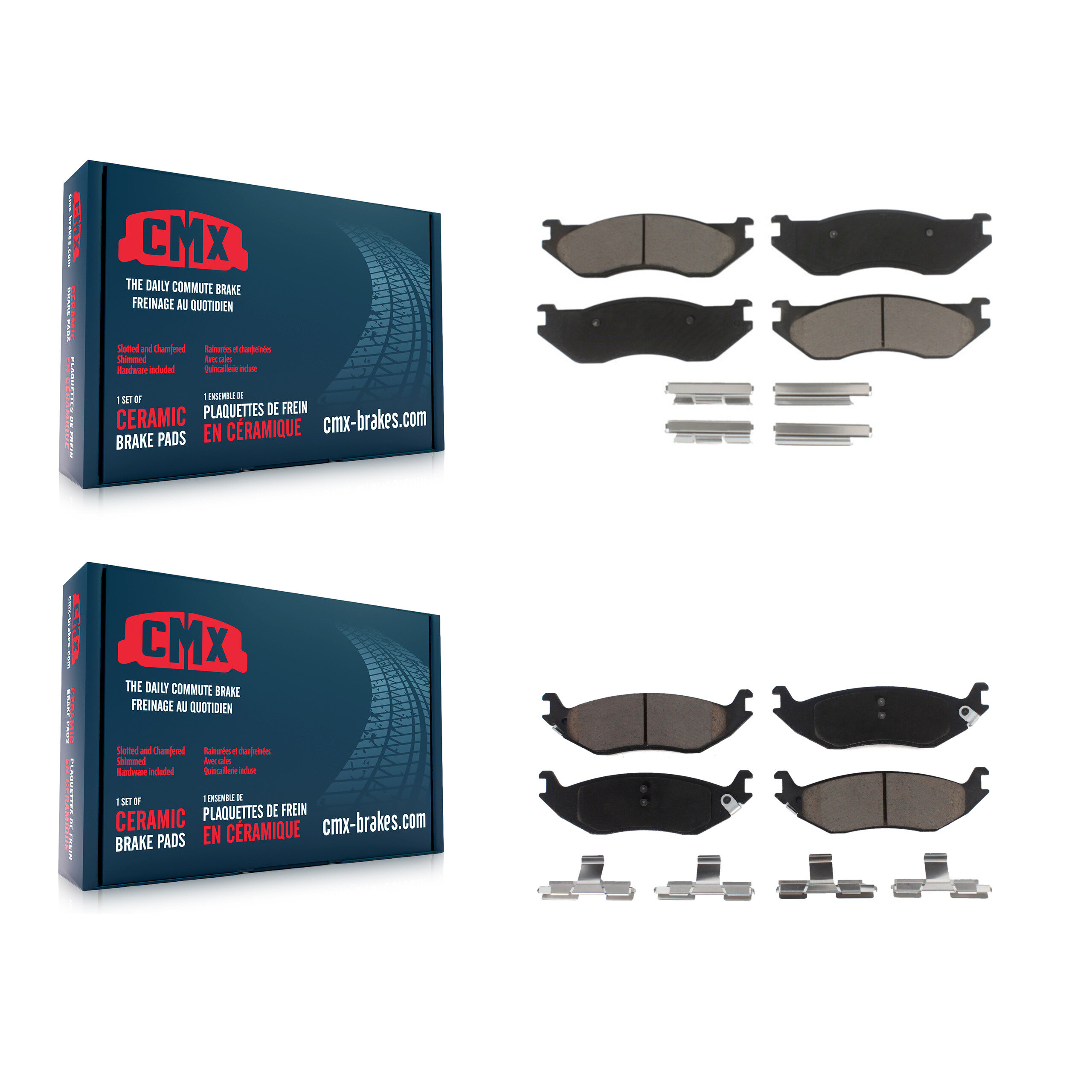 CMX - KCX-100520 - Front and Rear Disc Brake Pad Kits