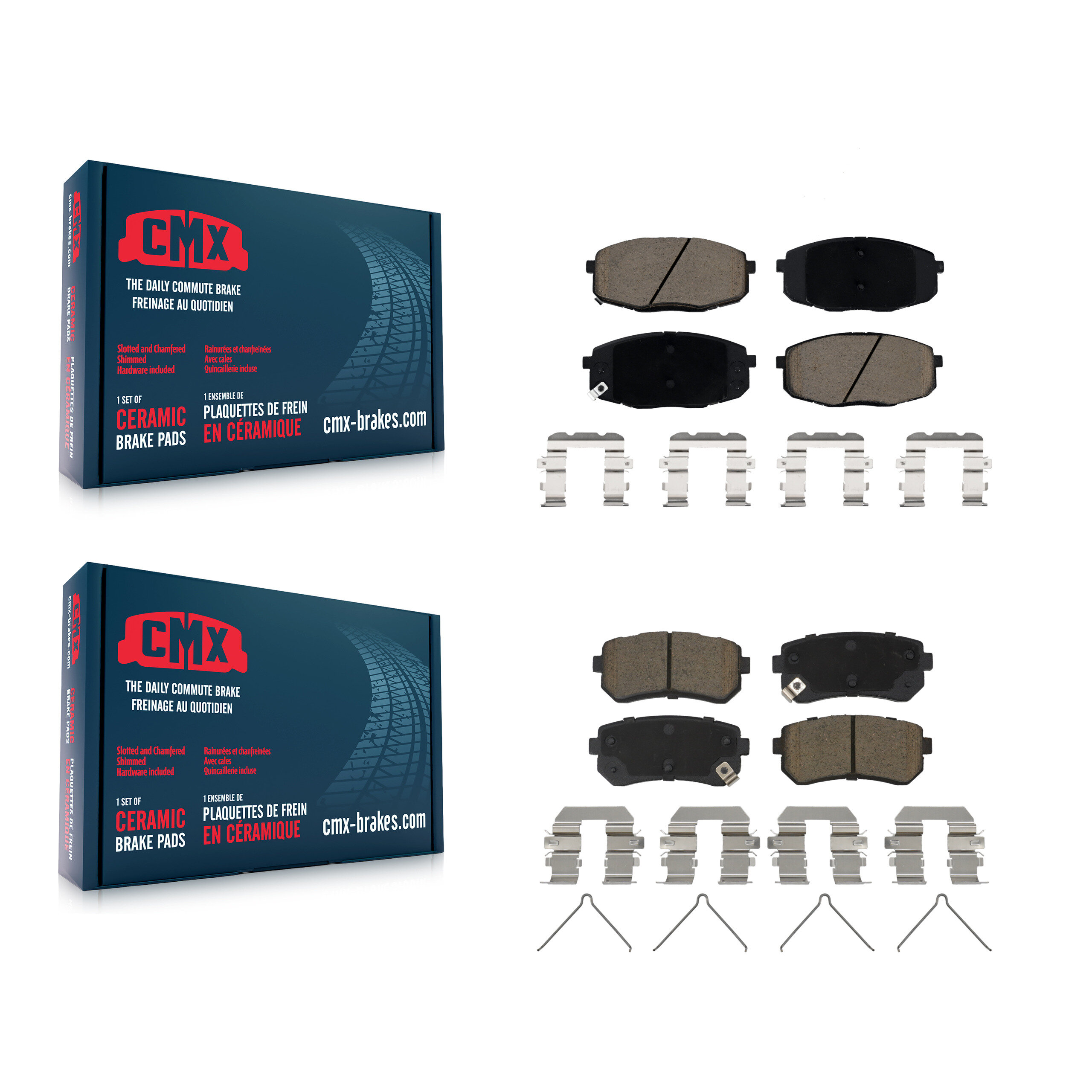 CMX - KCX-100531 - Front and Rear Disc Brake Pad Kits