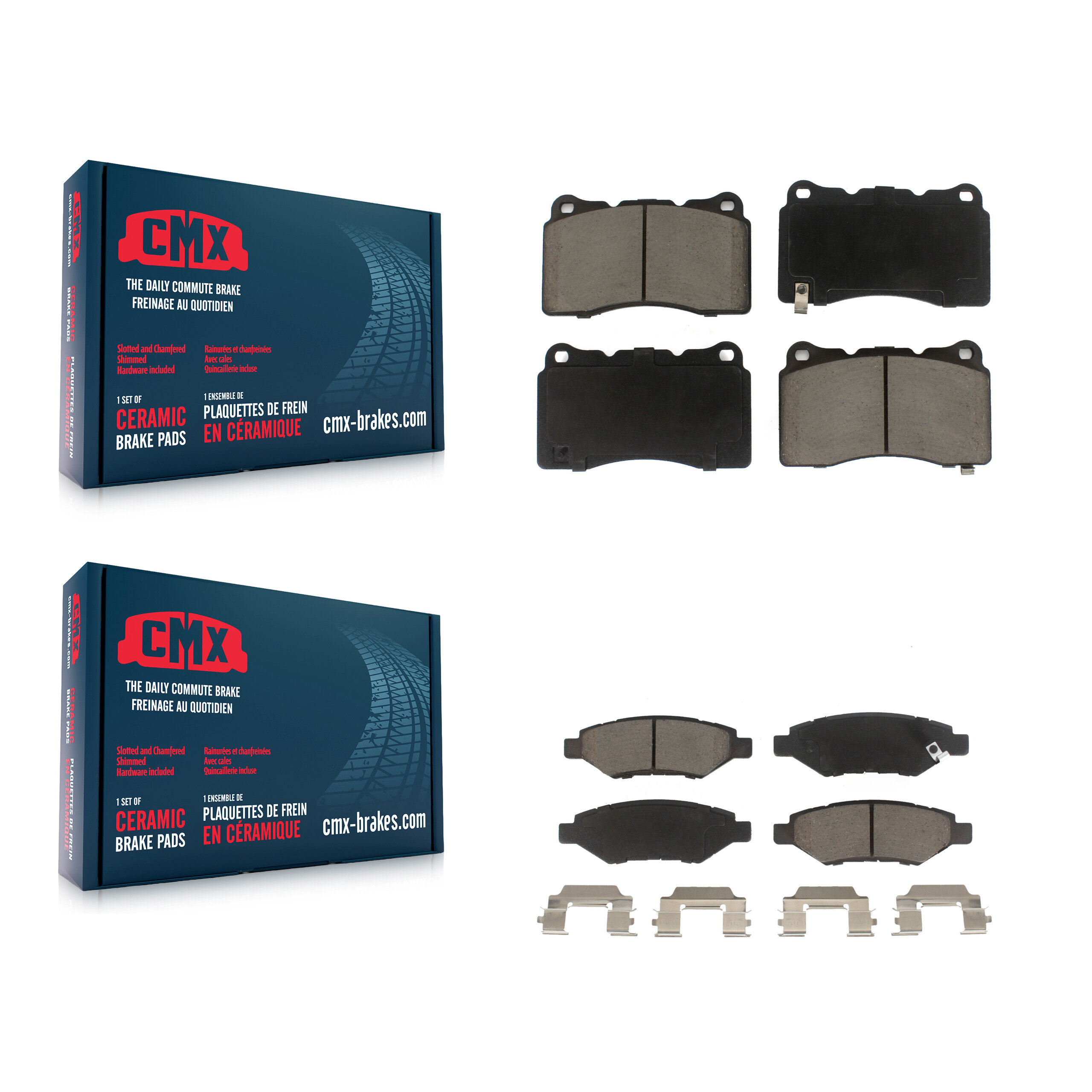 CMX - KCX-100533 - Front and Rear Disc Brake Pad Kits