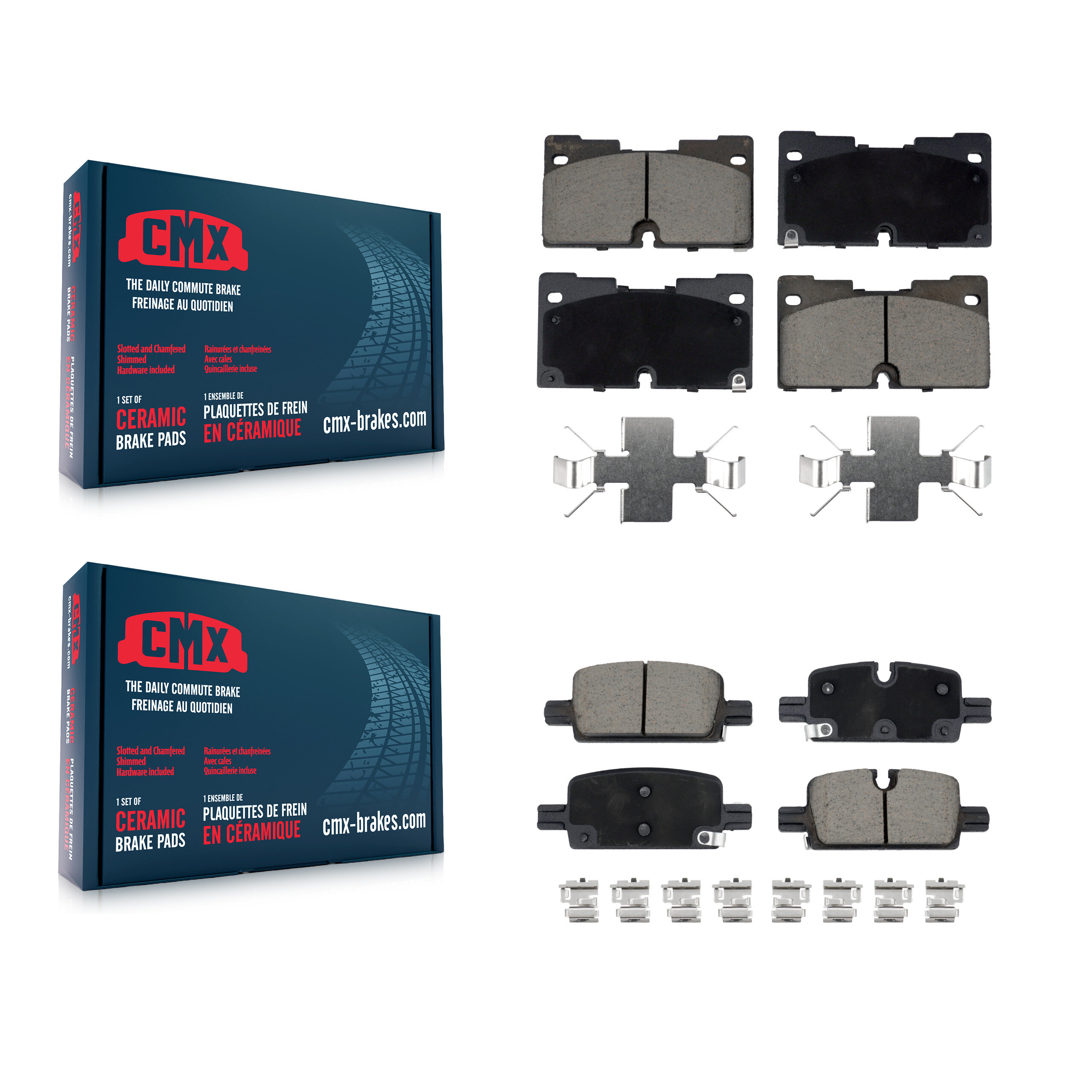 CMX - KCX-100534 - Front and Rear Disc Brake Pad Kits