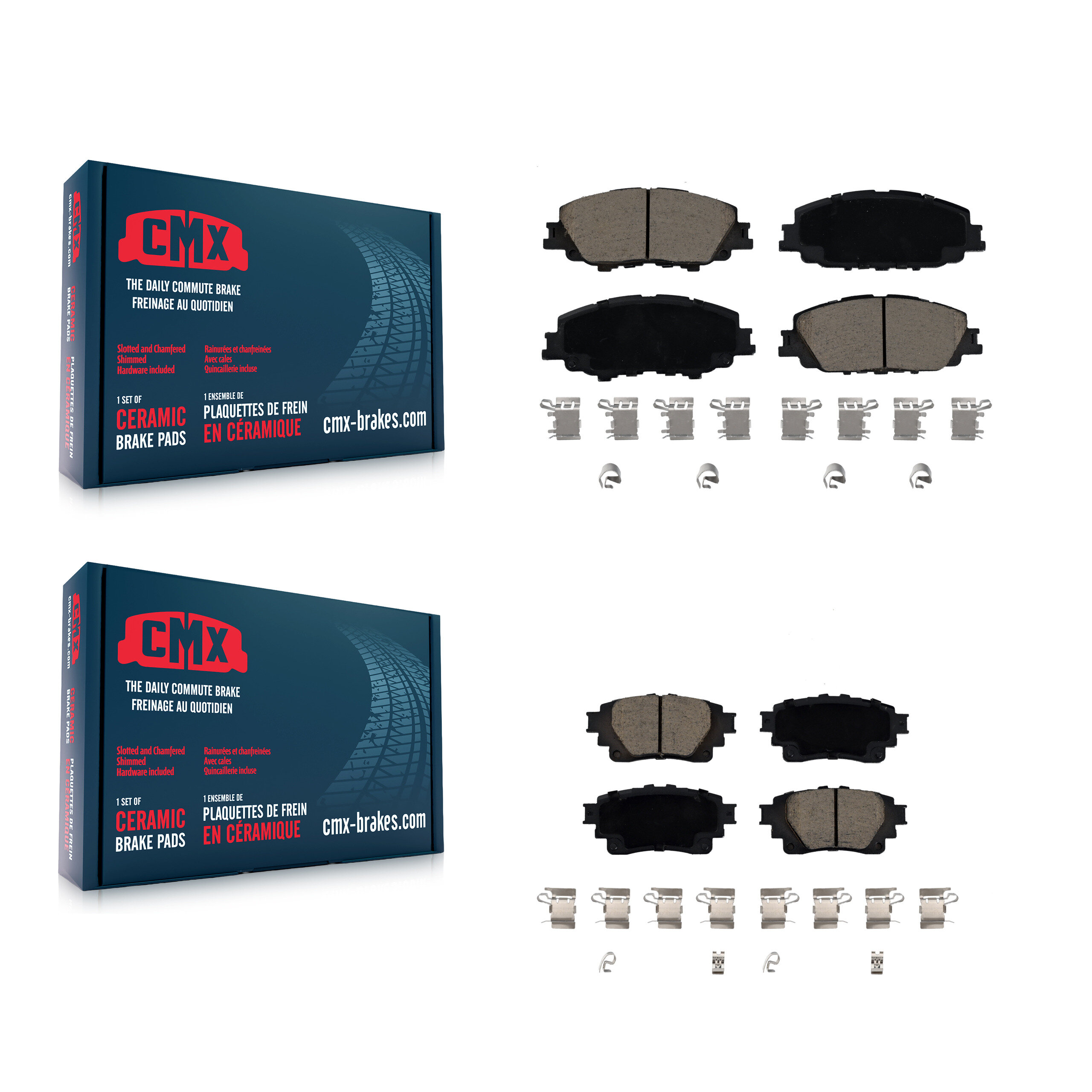 CMX - KCX-100556 - Front and Rear Disc Brake Pad Kits