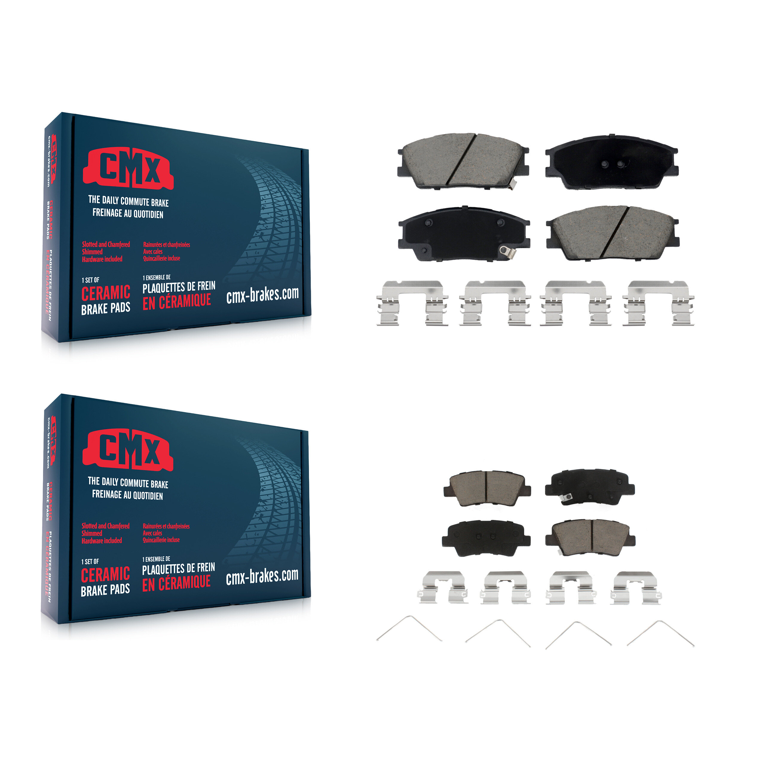 CMX - KCX-100559 - Front and Rear Disc Brake Pad Kits
