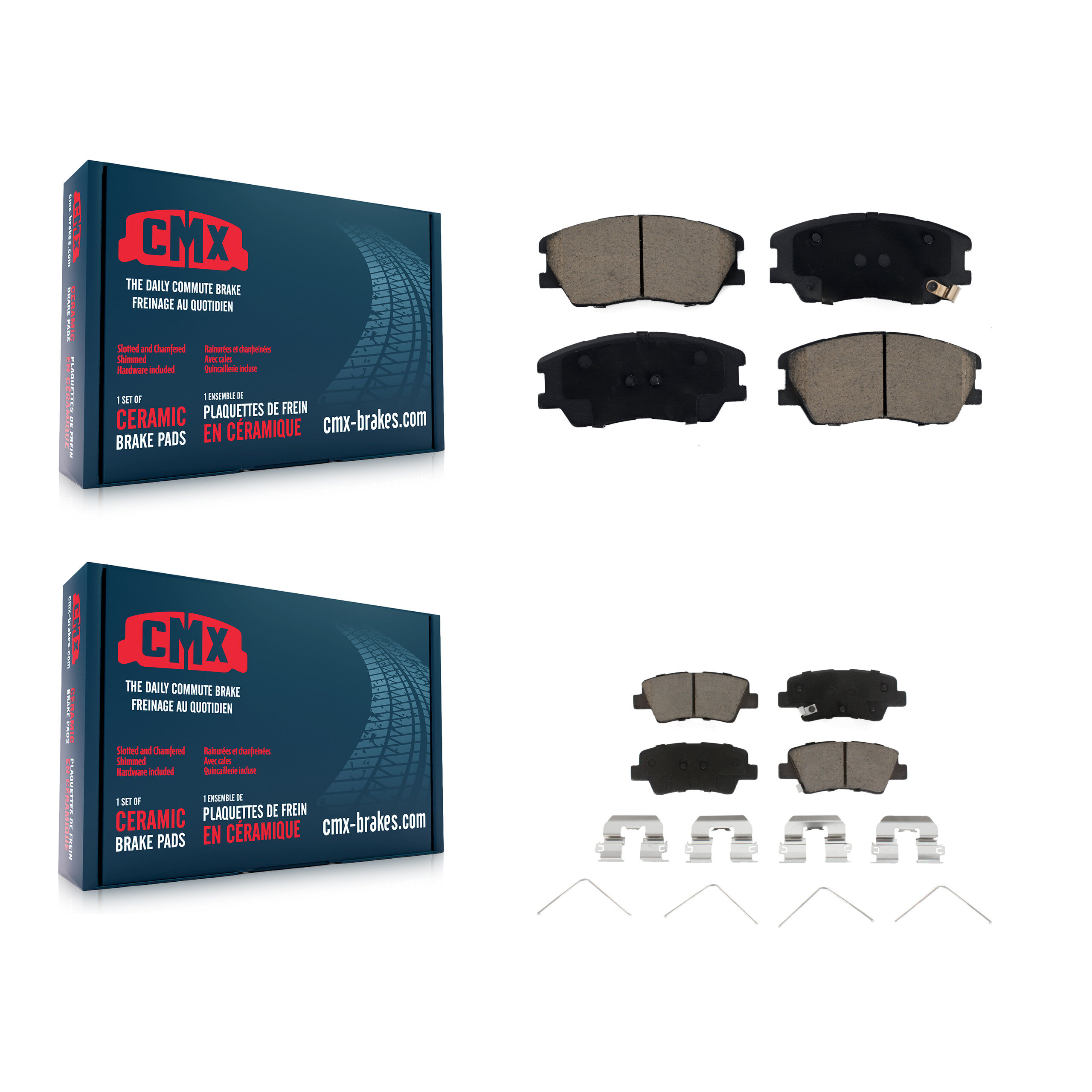 CMX - KCX-100560 - Front and Rear Disc Brake Pad Kits