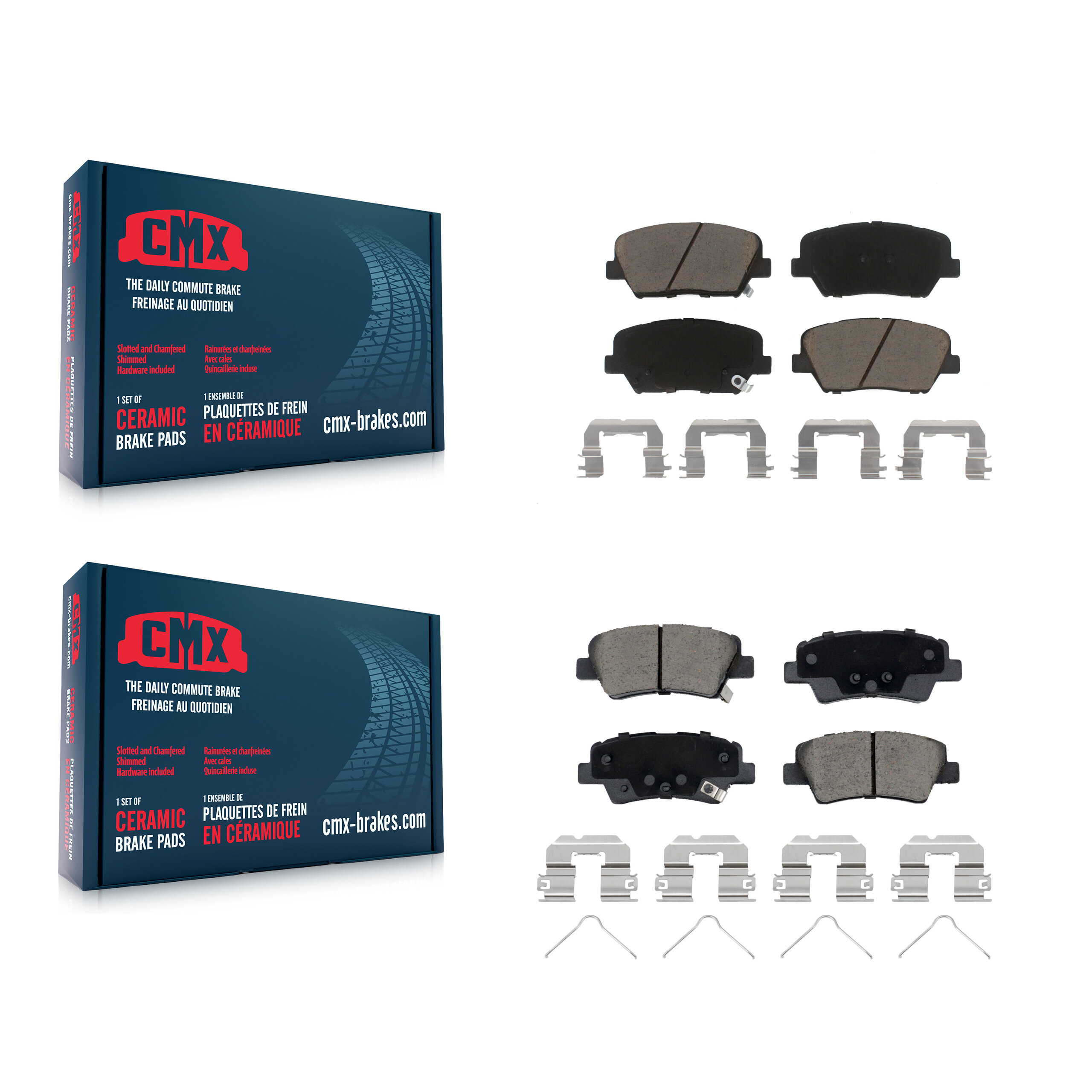 CMX - KCX-100579 - Front and Rear Disc Brake Pad Kits