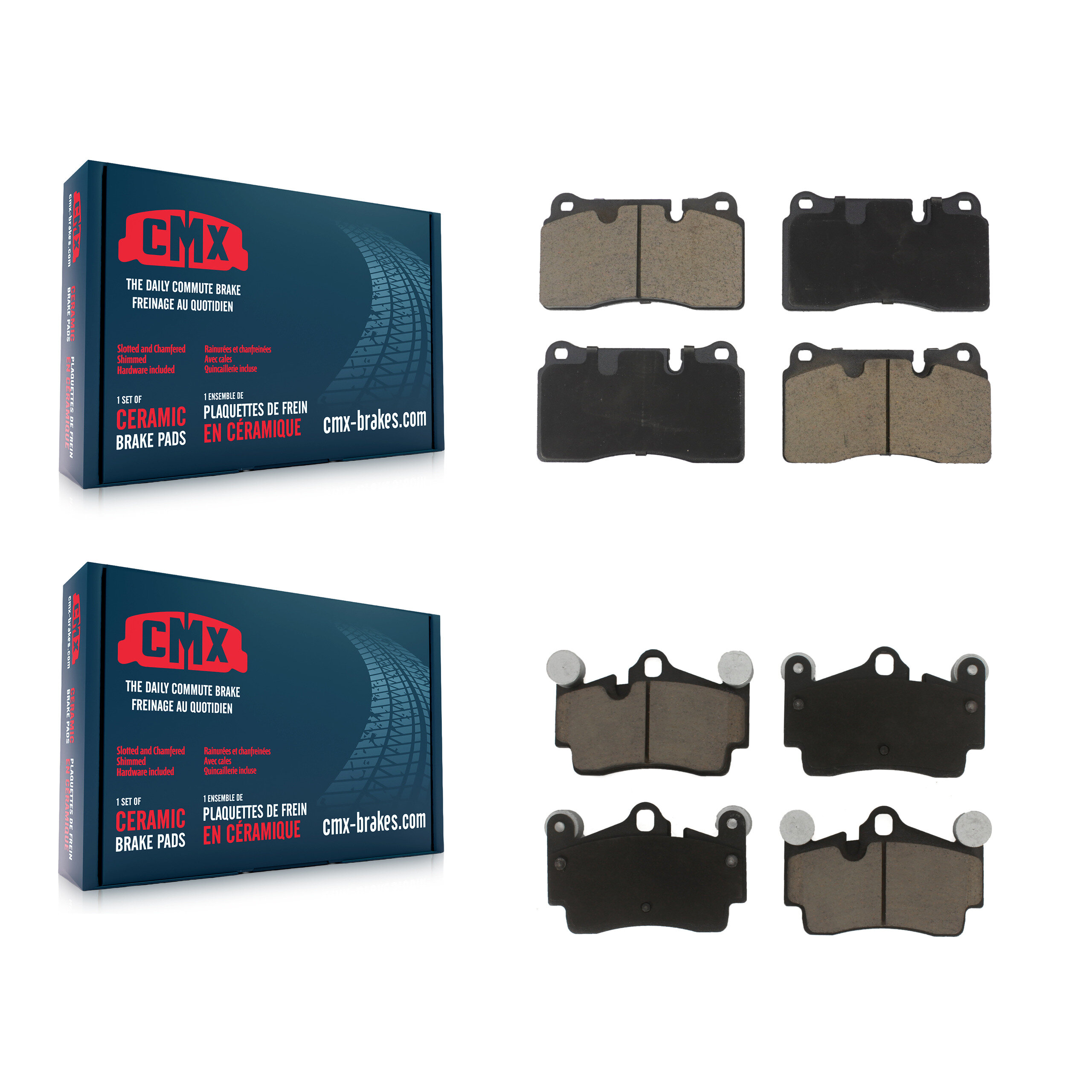 CMX - KCX-100583 - Front and Rear Disc Brake Pad Kits