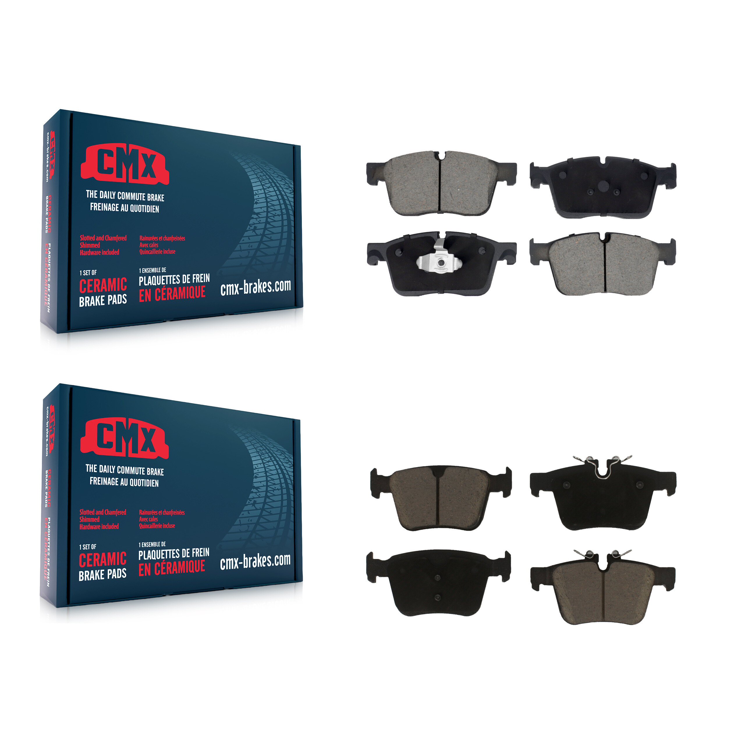 CMX - KCX-100585 - Front and Rear Disc Brake Pad Kits