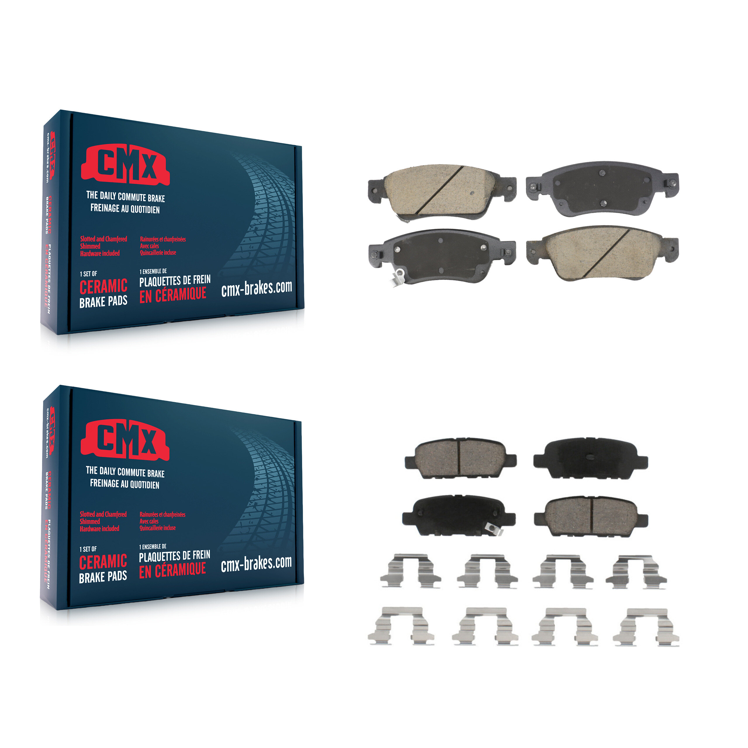 CMX - KCX-100589 - Front and Rear Disc Brake Pad Kits