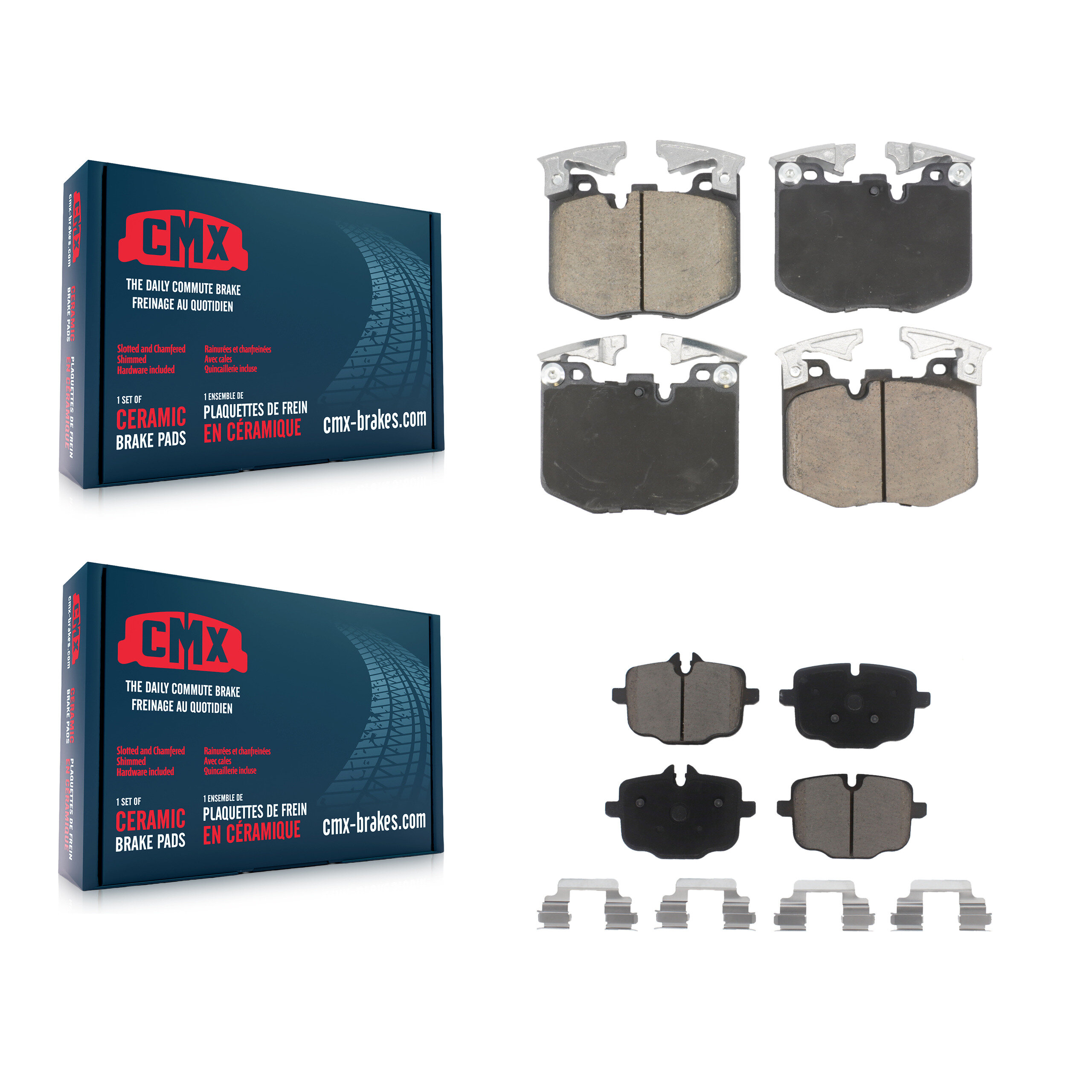 CMX - KCX-100595 - Front and Rear Disc Brake Pad Kits