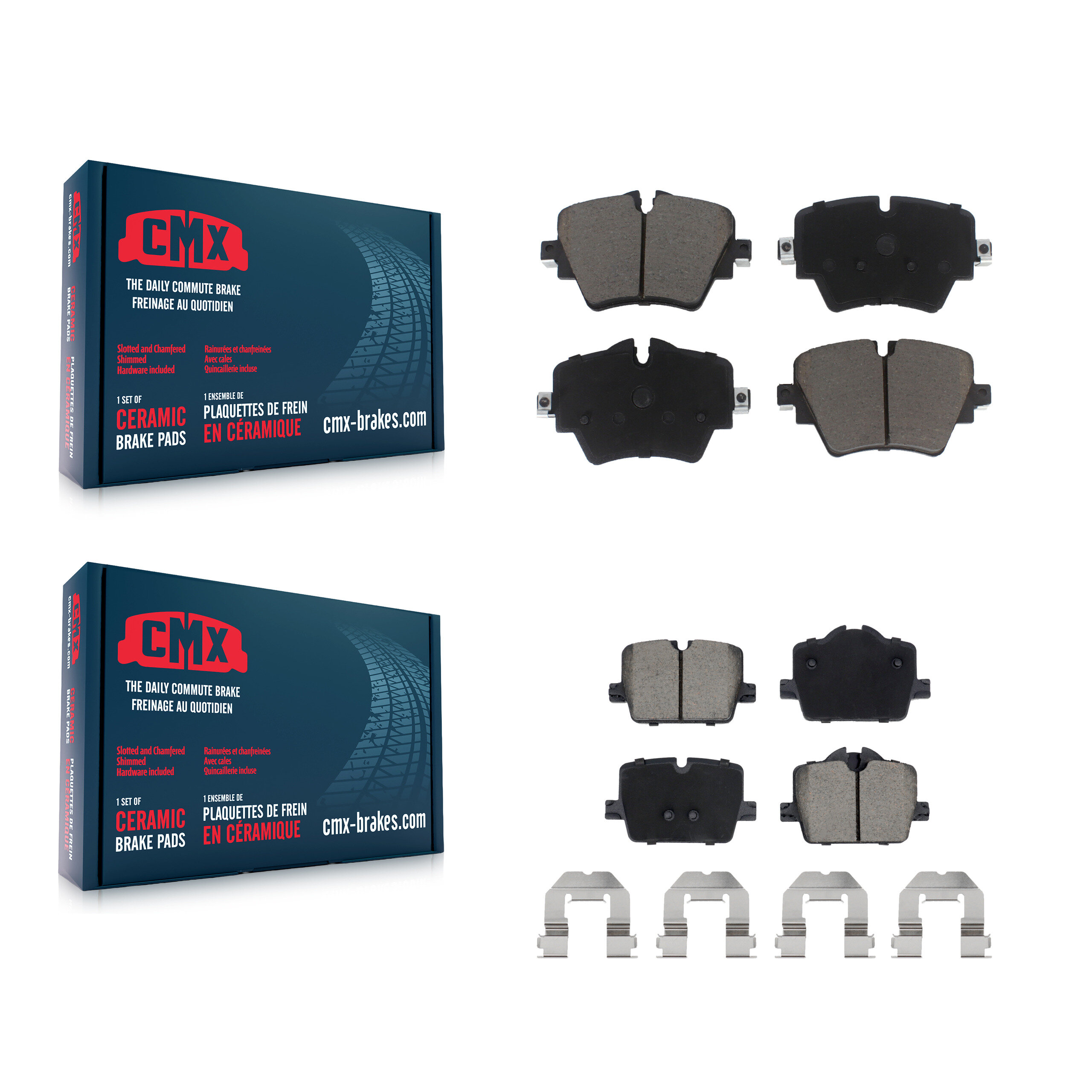 CMX - KCX-100596 - Front and Rear Disc Brake Pad Kits