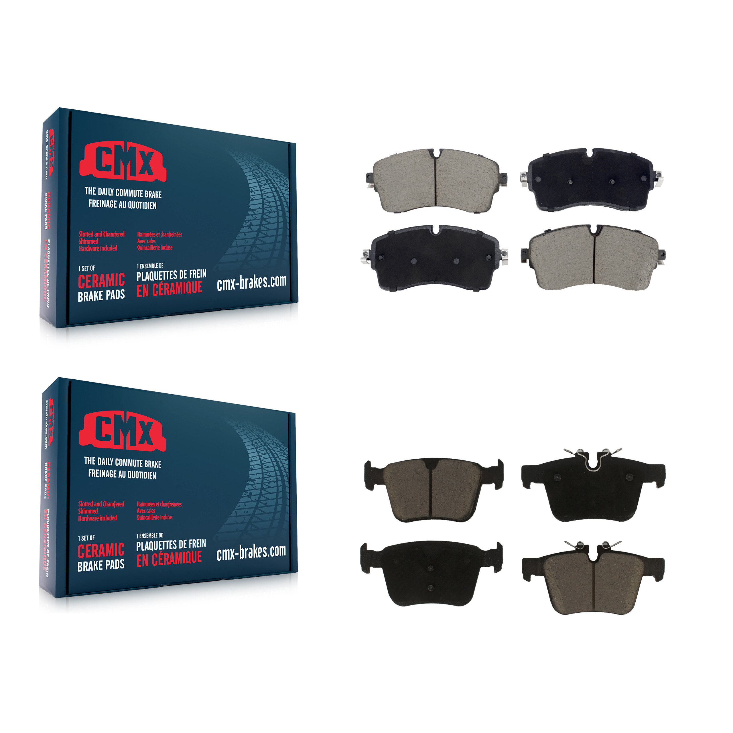 CMX - KCX-100635 - Front and Rear Disc Brake Pad Kits
