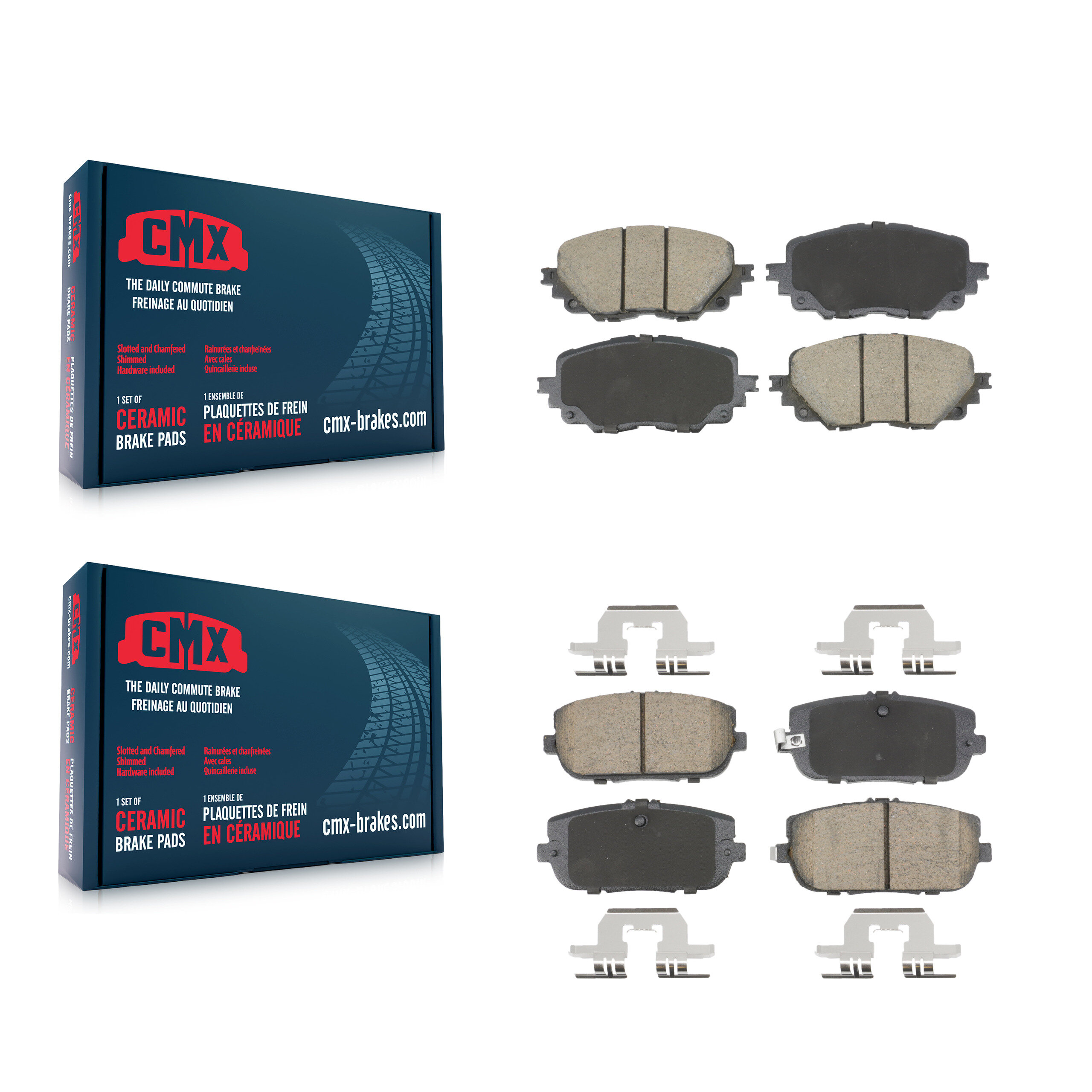 CMX - KCX-100639 - Front and Rear Disc Brake Pad Kits