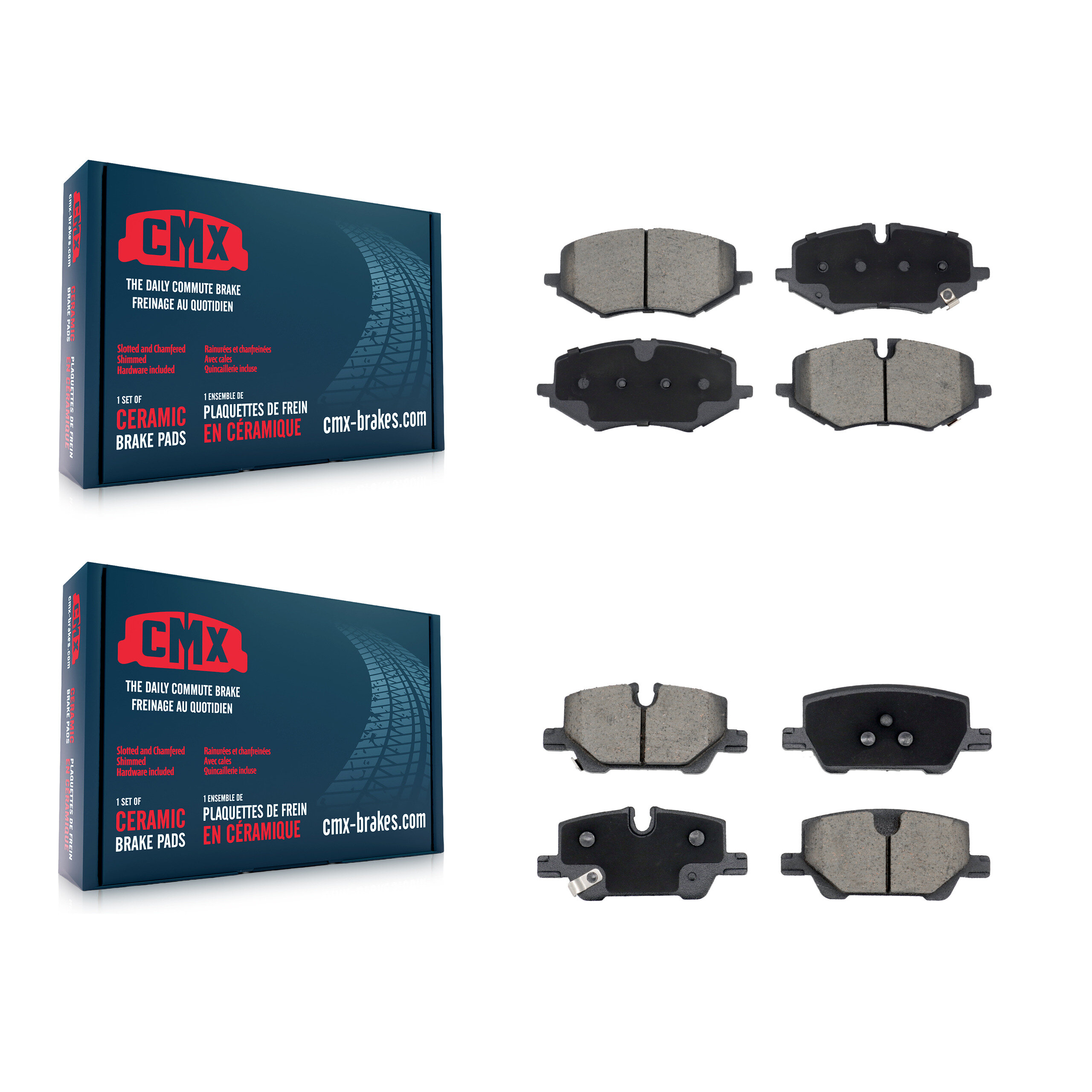 CMX - KCX-100641 - Front and Rear Disc Brake Pad Kits