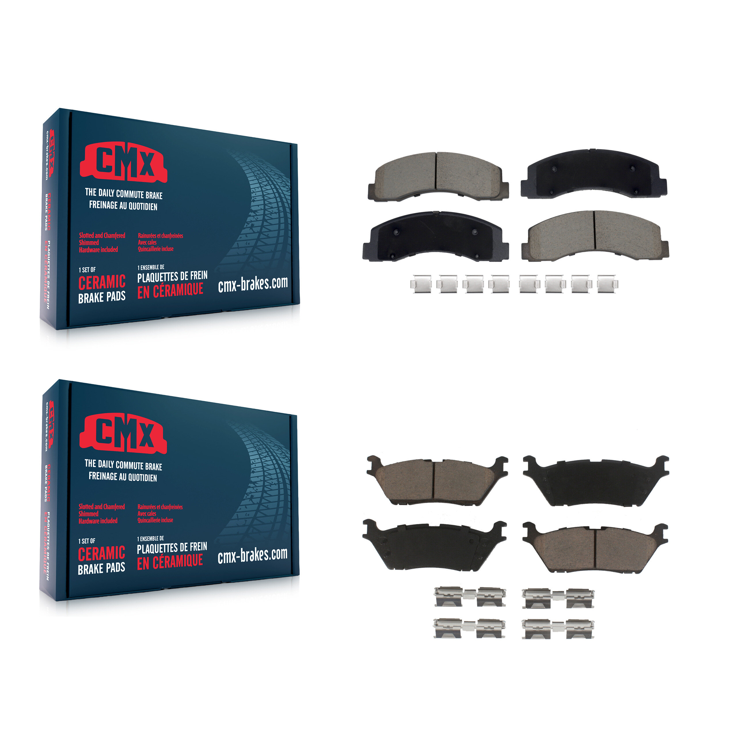 CMX - KCX-100643 - Front and Rear Disc Brake Pad Kits