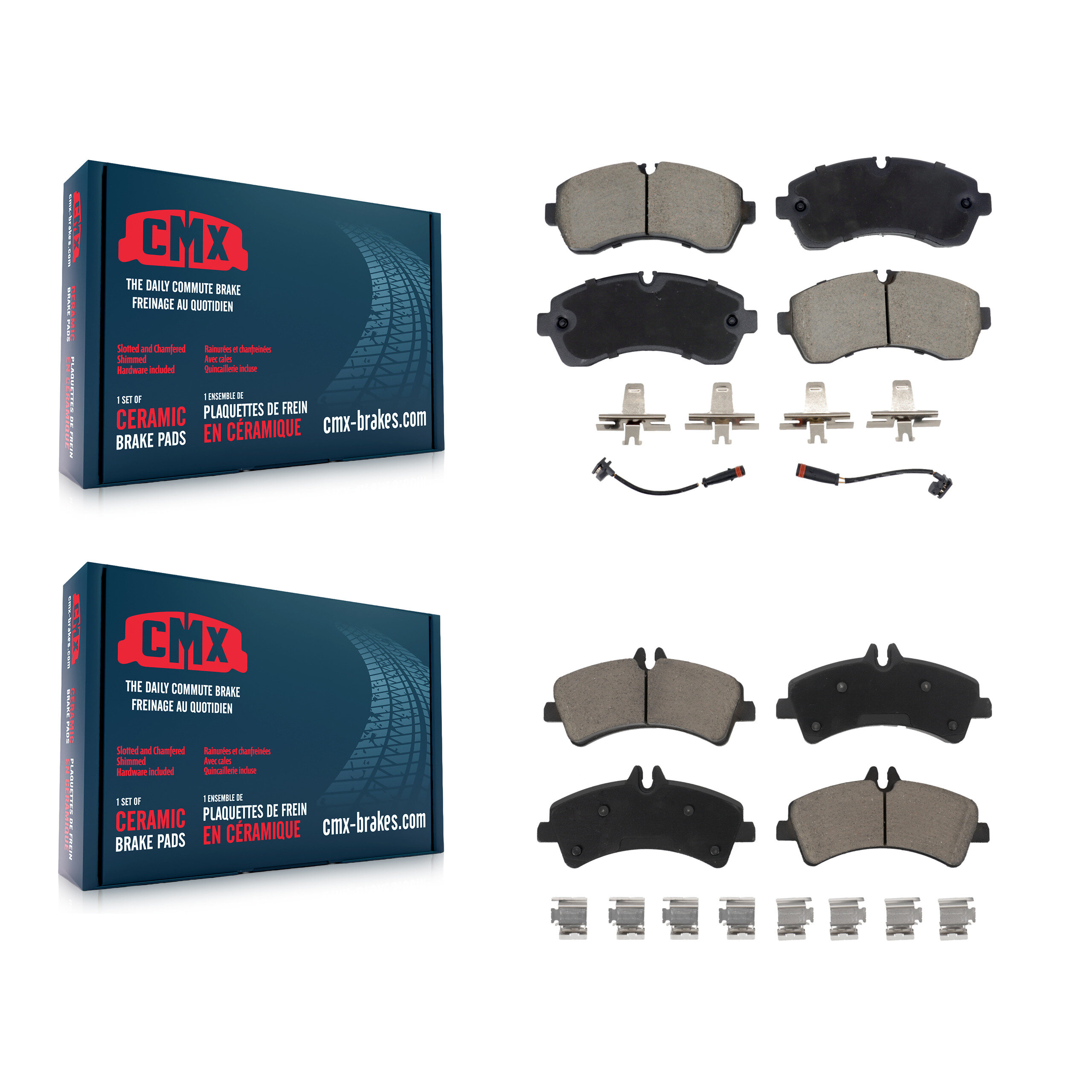 CMX - KCX-100646 - Front and Rear Disc Brake Pad Kits