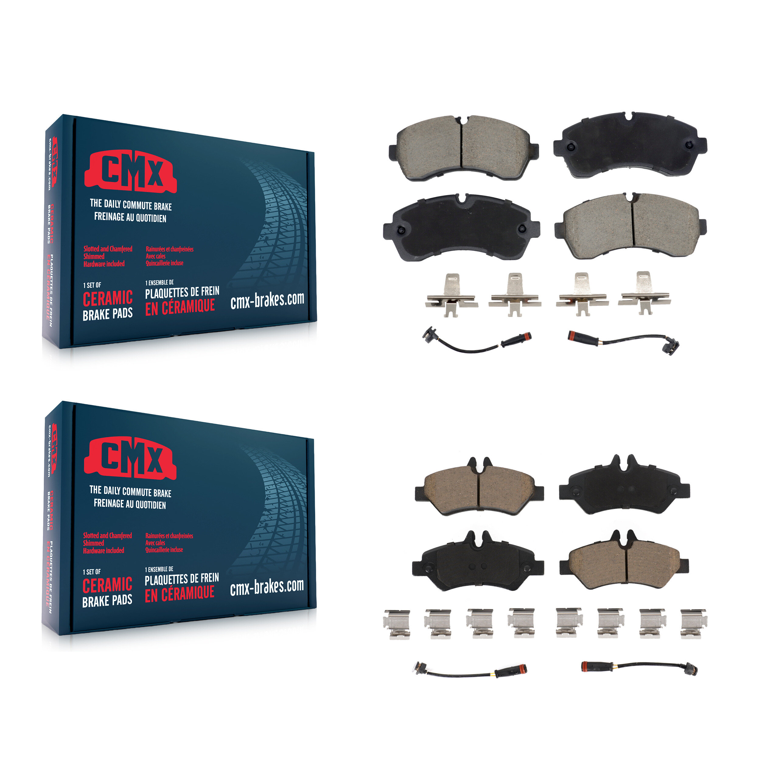 CMX - KCX-100647 - Front and Rear Disc Brake Pad Kits