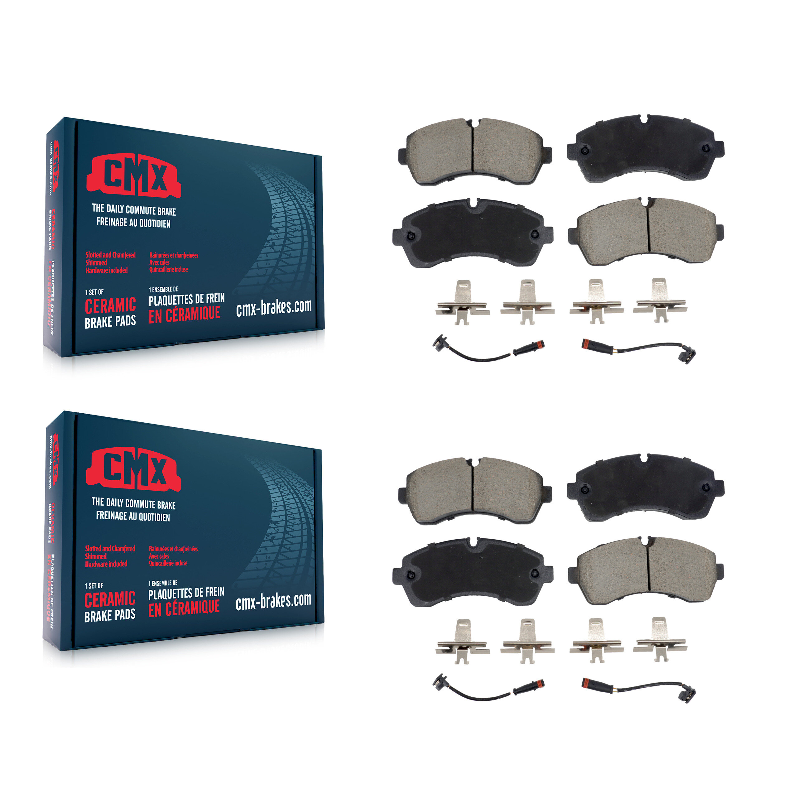 CMX - KCX-100648 - Front and Rear Disc Brake Pad Kits