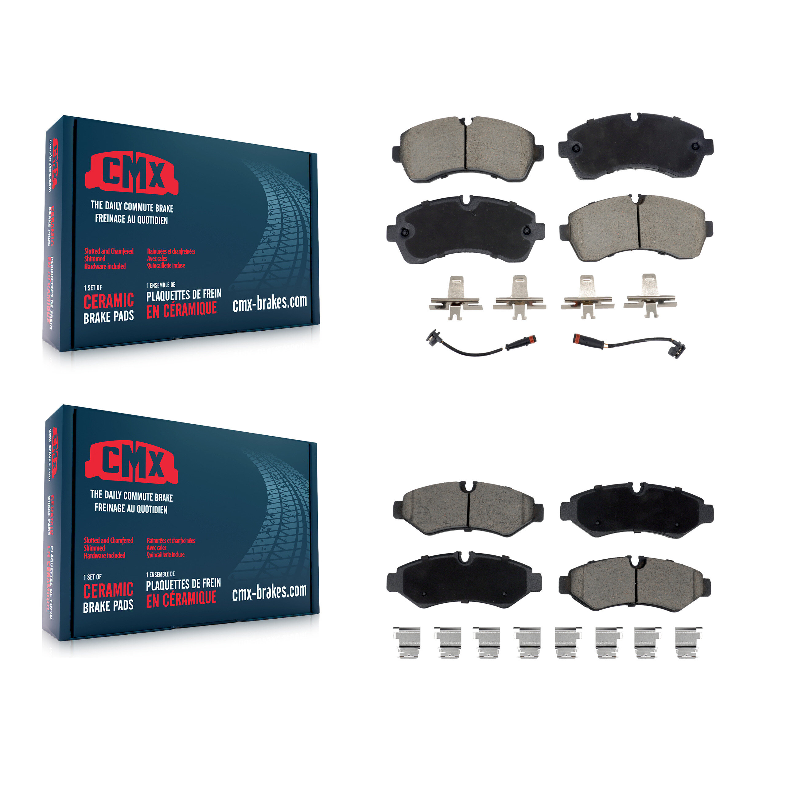 CMX - KCX-100649 - Front and Rear Disc Brake Pad Kits