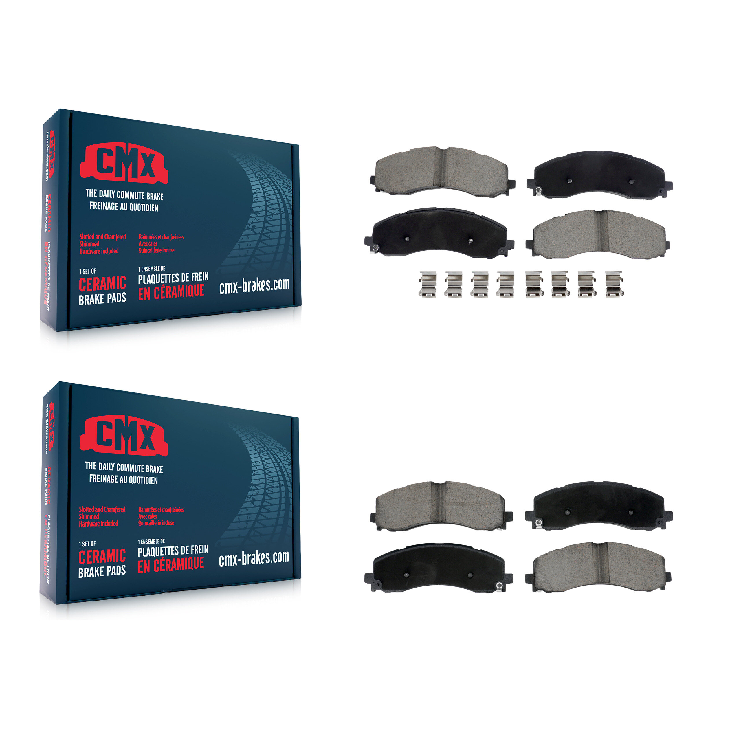 CMX - KCX-100651 - Front and Rear Disc Brake Pad Kits