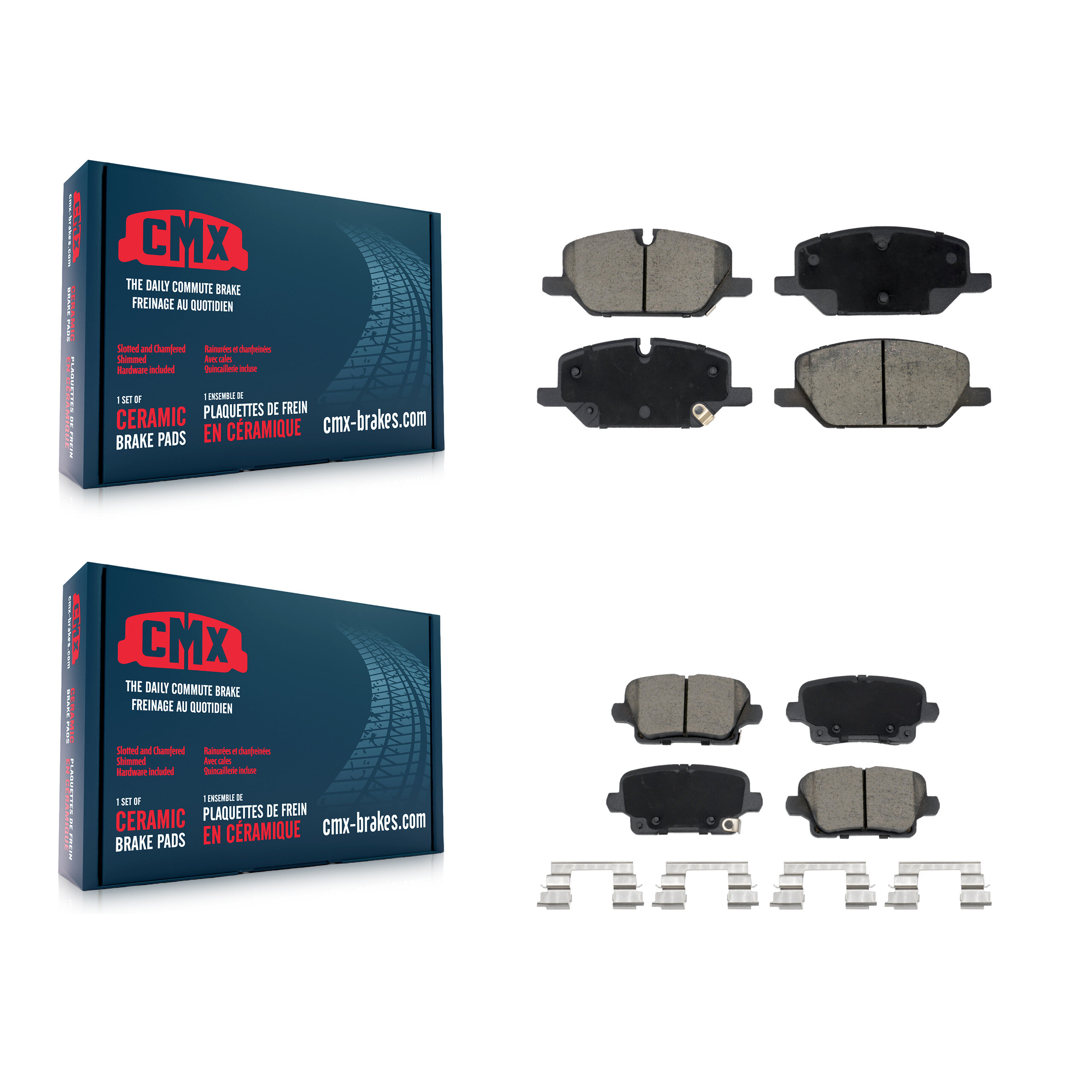 CMX - KCX-100683 - Front and Rear Disc Brake Pad Kits