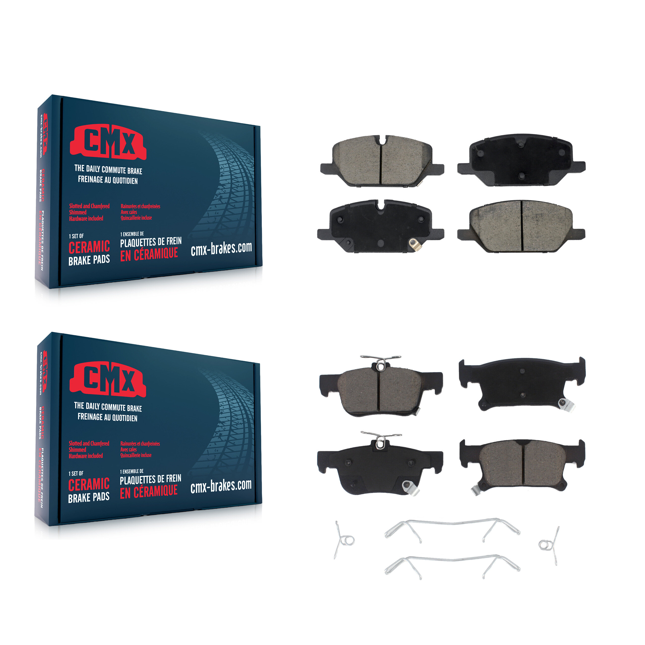 CMX - KCX-100684 - Front and Rear Disc Brake Pad Kits