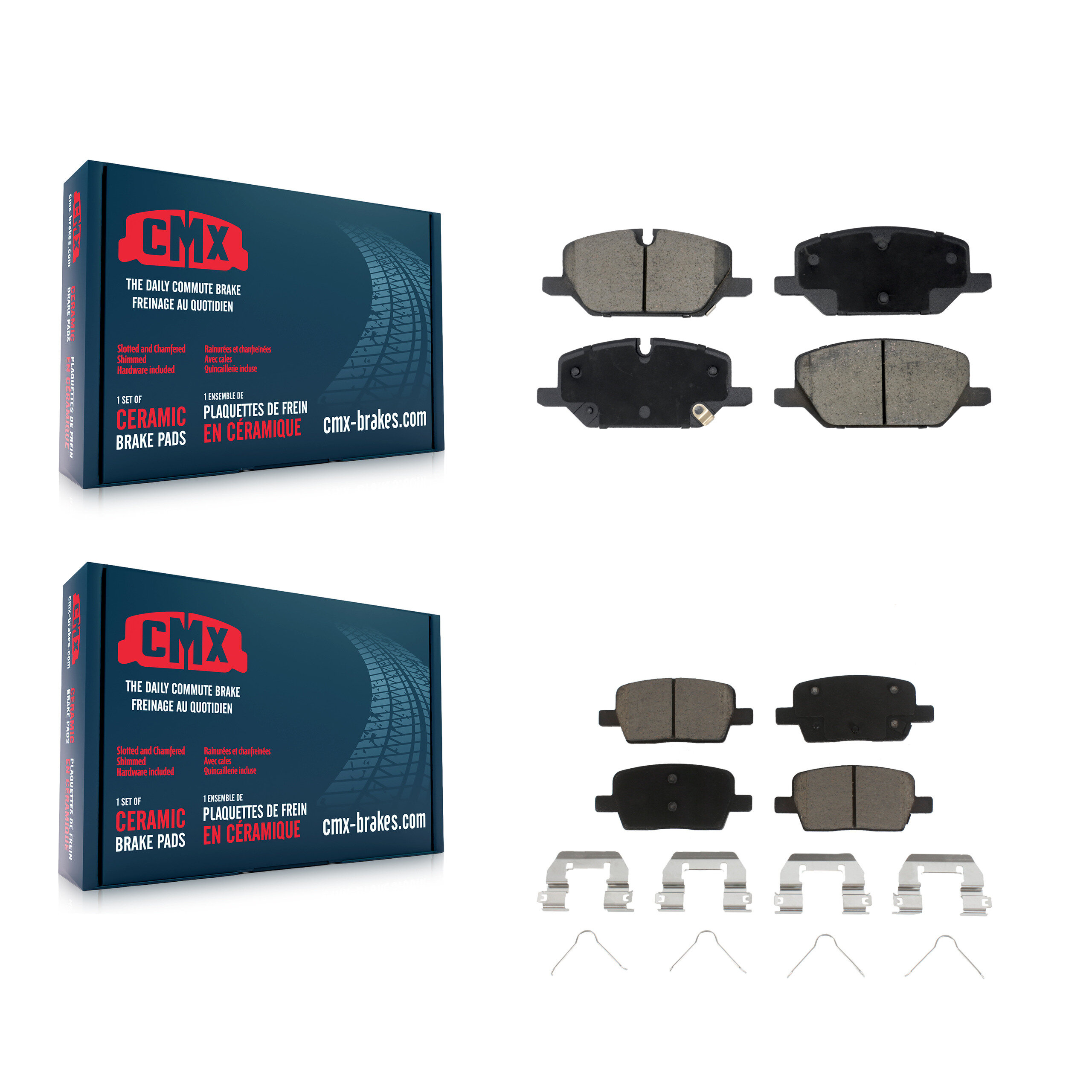 CMX - KCX-100685 - Front and Rear Disc Brake Pad Kits