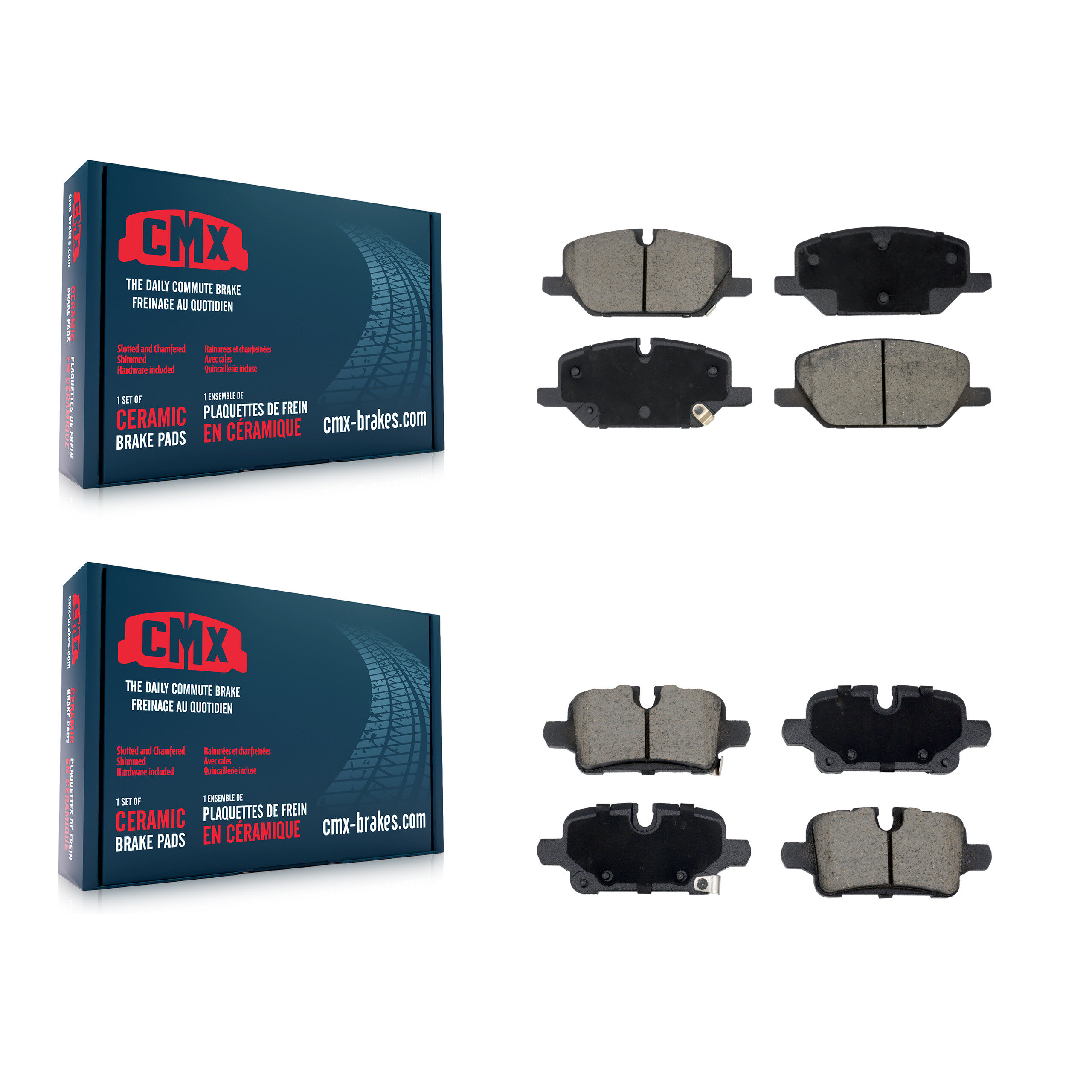 CMX - KCX-100686 - Front and Rear Disc Brake Pad Kits
