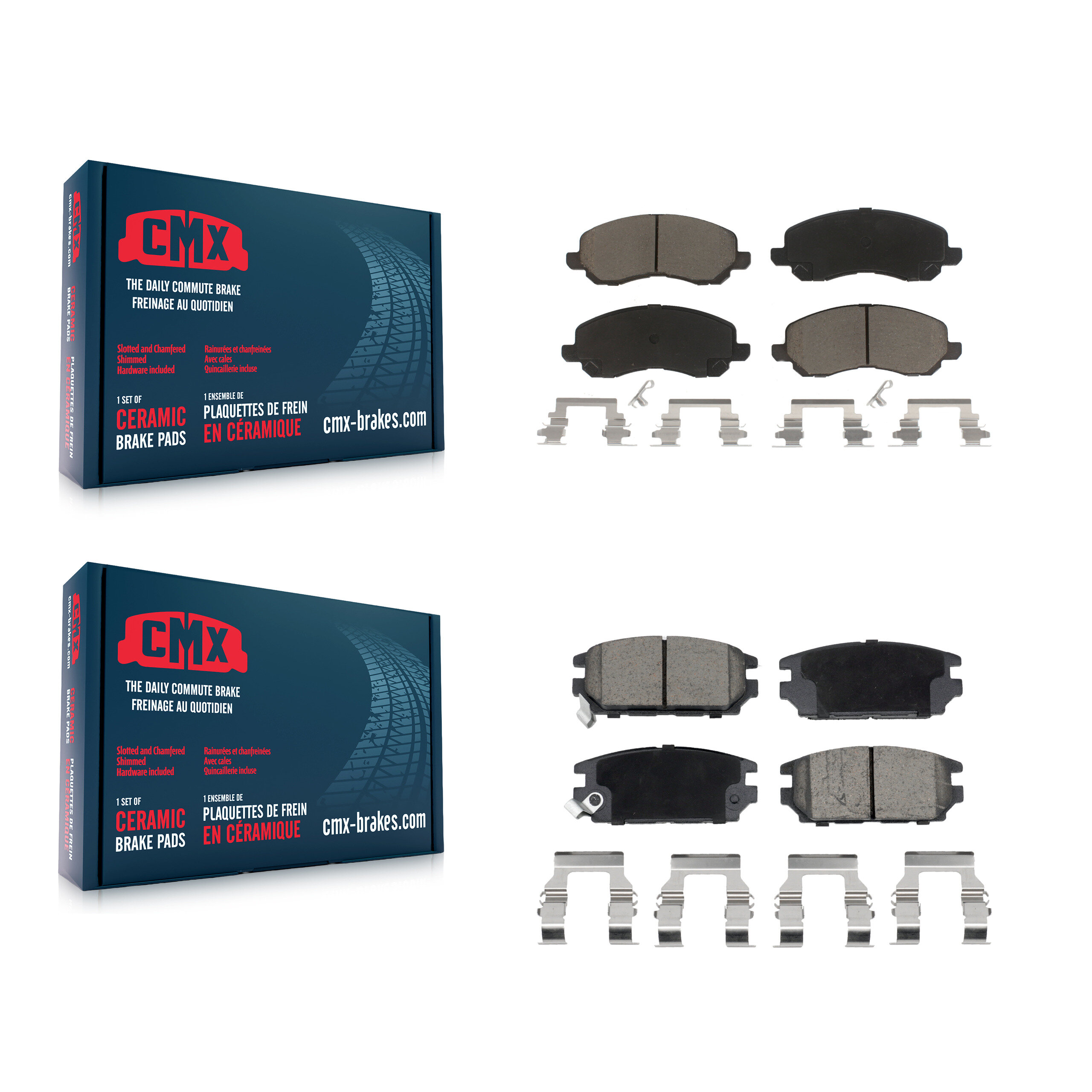 CMX - KCX-100688 - Front and Rear Disc Brake Pad Kits