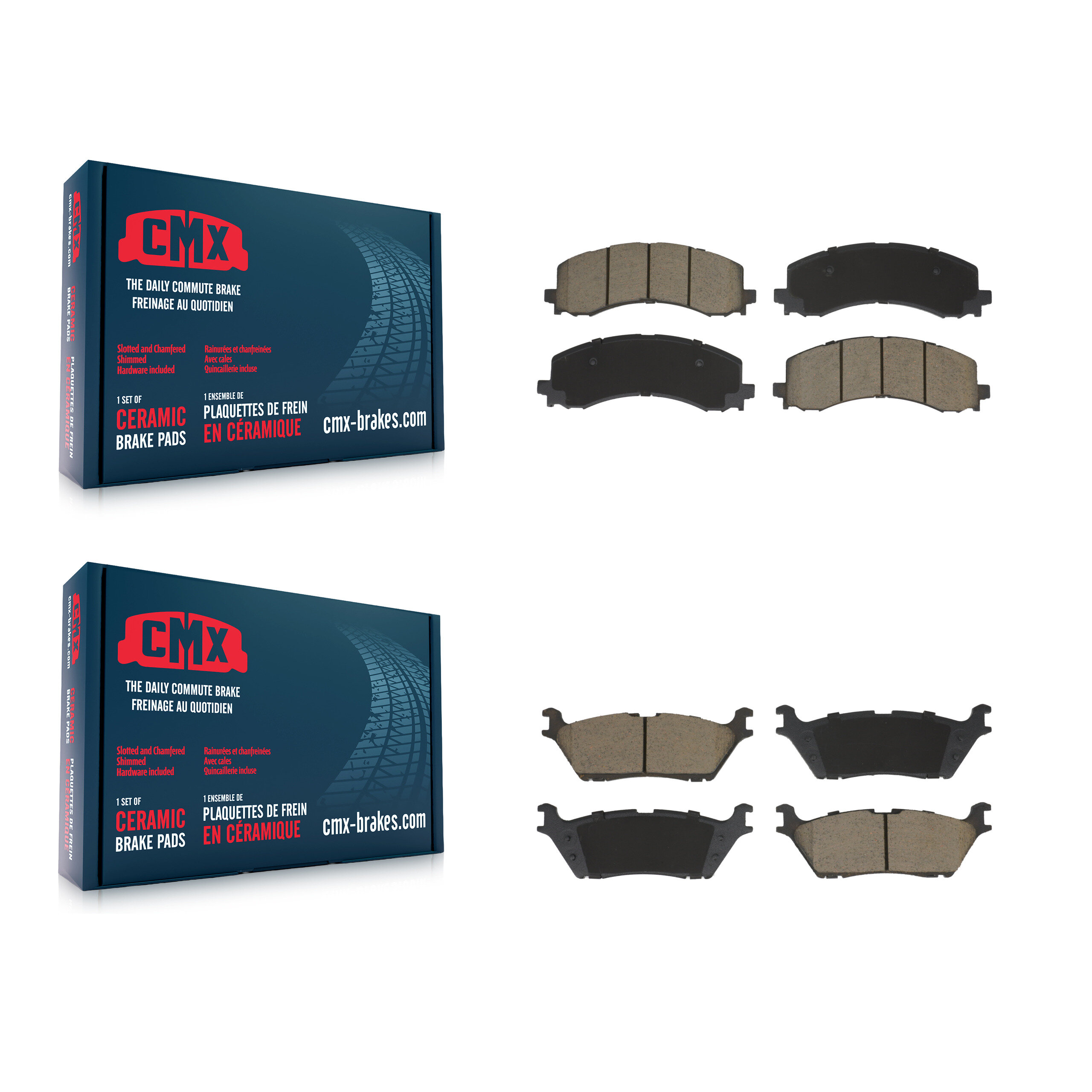 CMX - KCX-100693 - Front and Rear Disc Brake Pad Kits