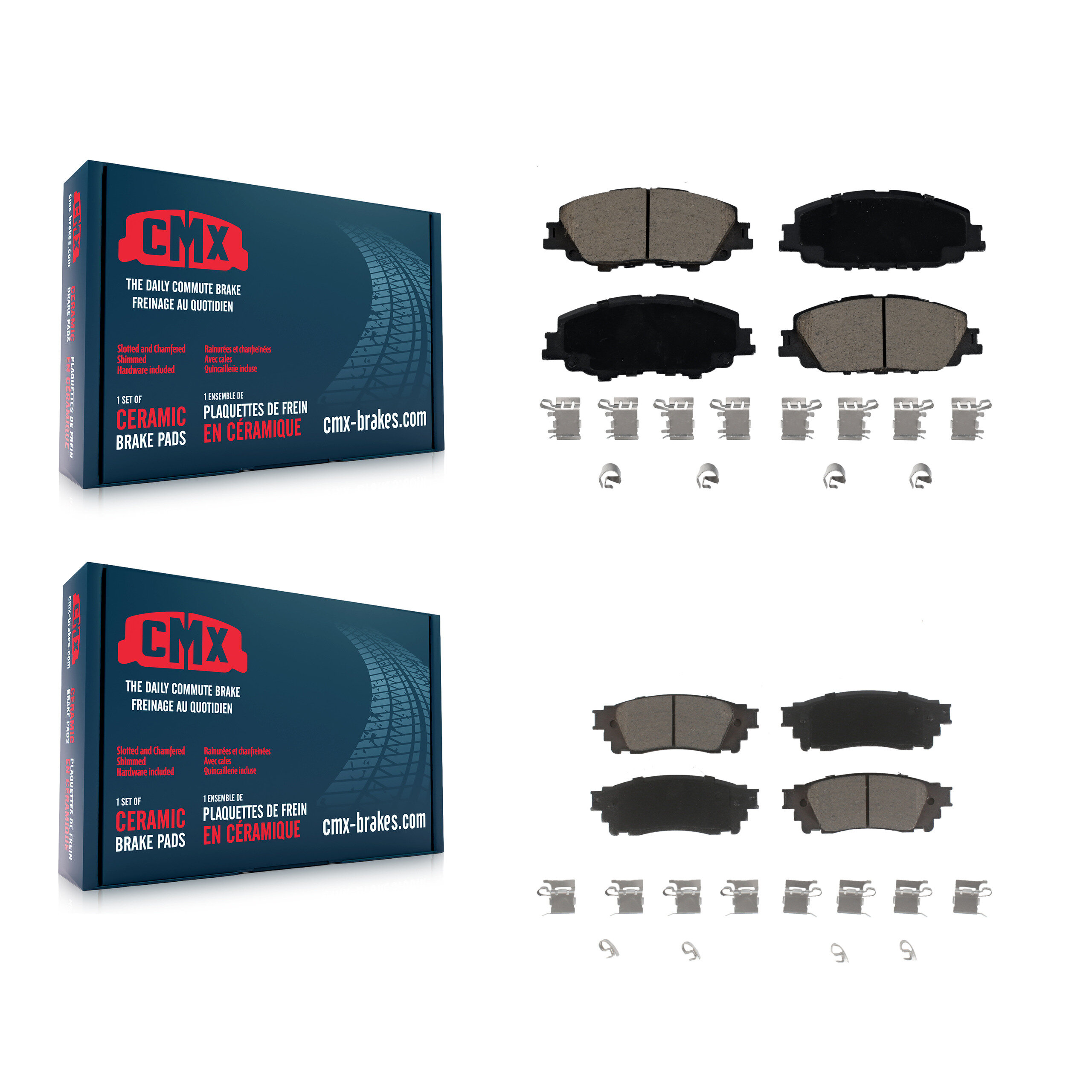 CMX - KCX-100743 - Front and Rear Disc Brake Pad Kits