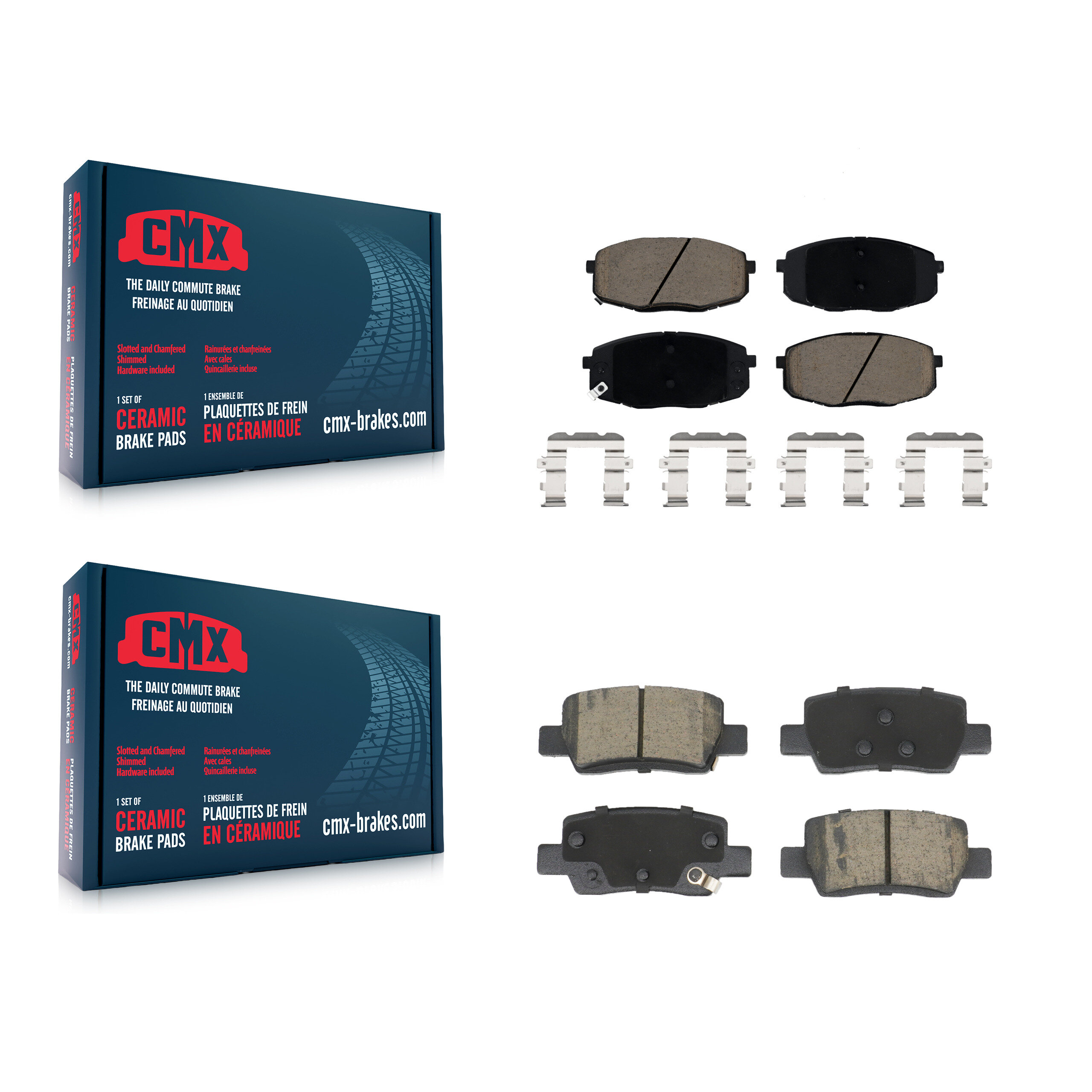 CMX - KCX-100745 - Front and Rear Disc Brake Pad Kits