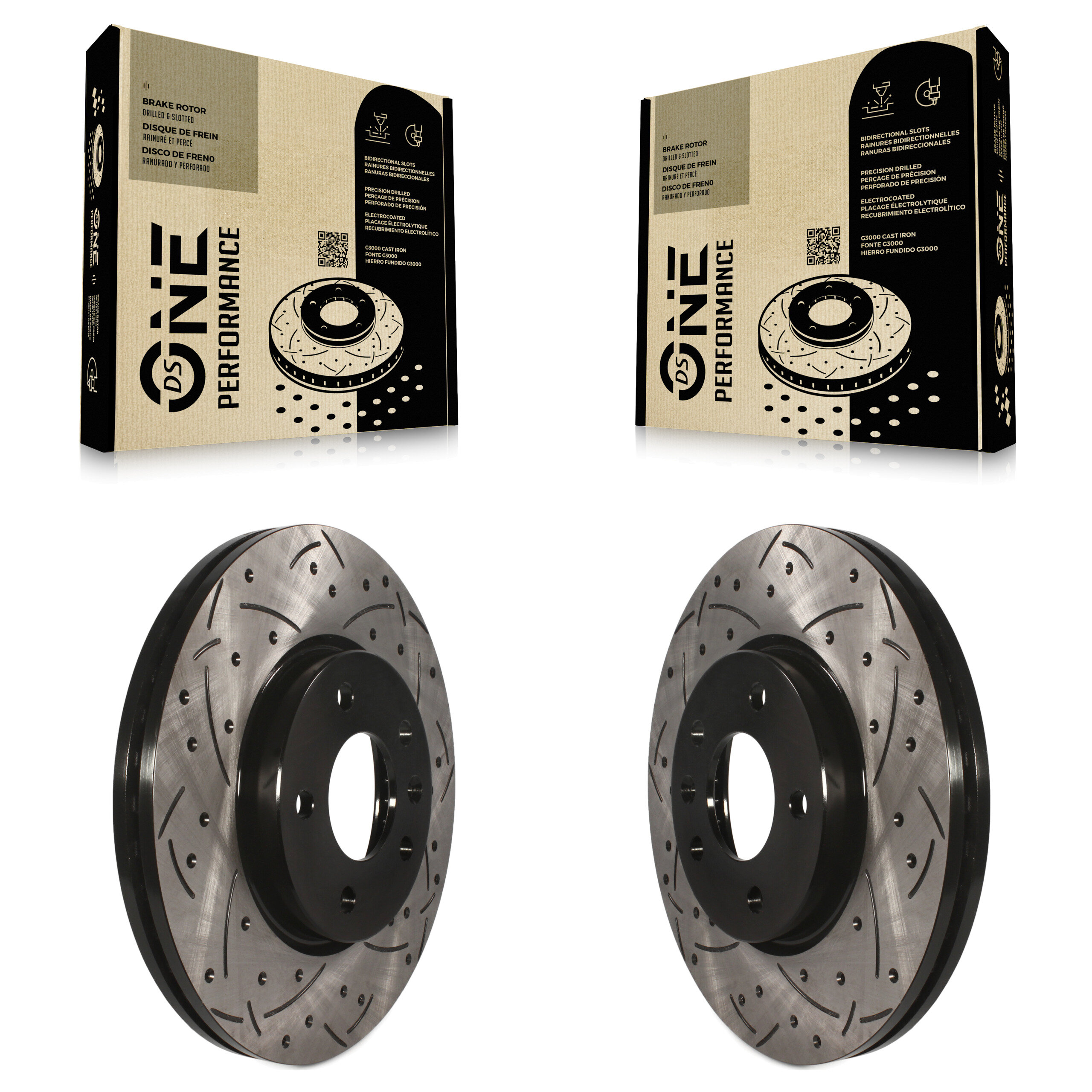 DS-One - KD-100008 - Front Disc Brake Rotor Kits