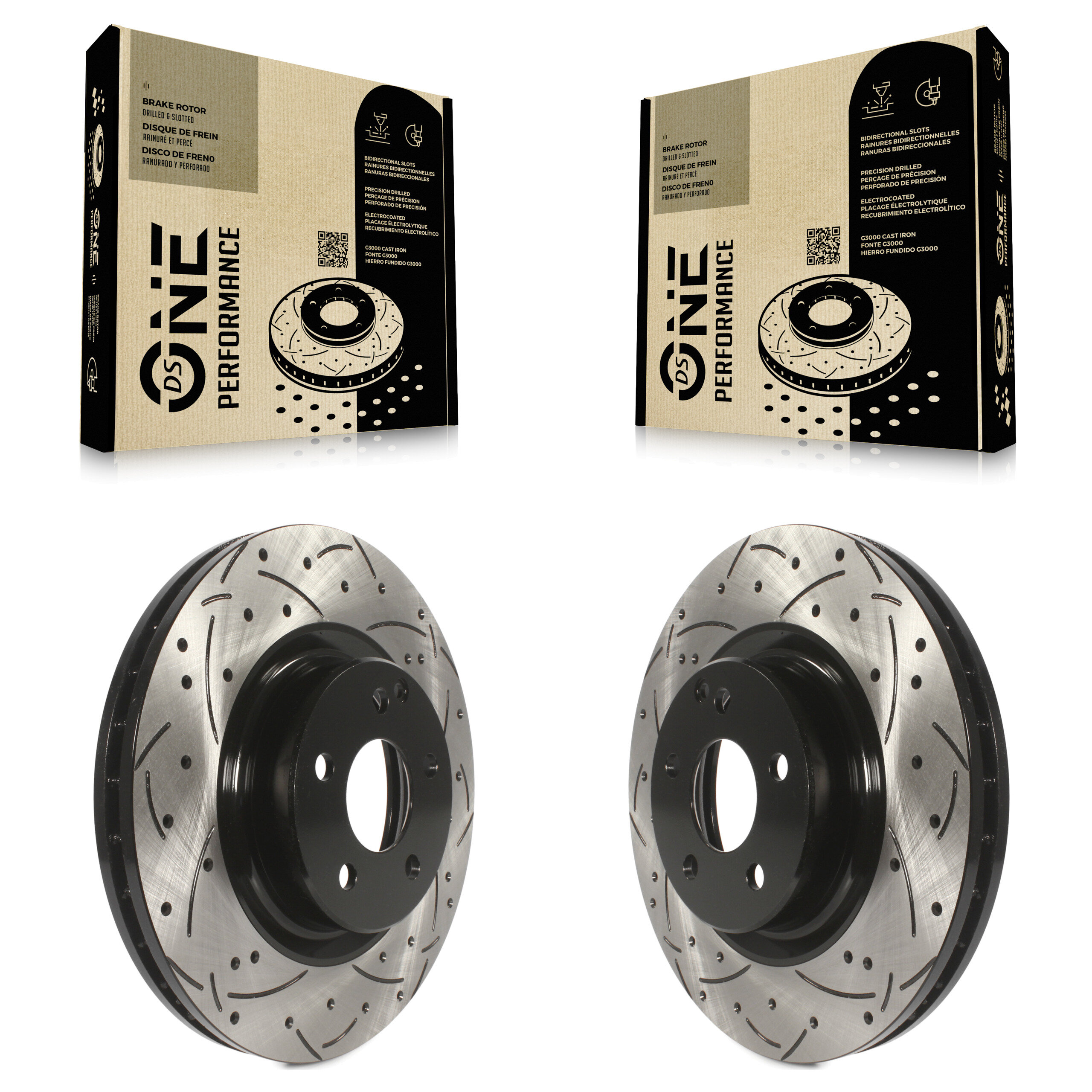 DS-One - KD-100052 - Front Disc Brake Rotor Kits