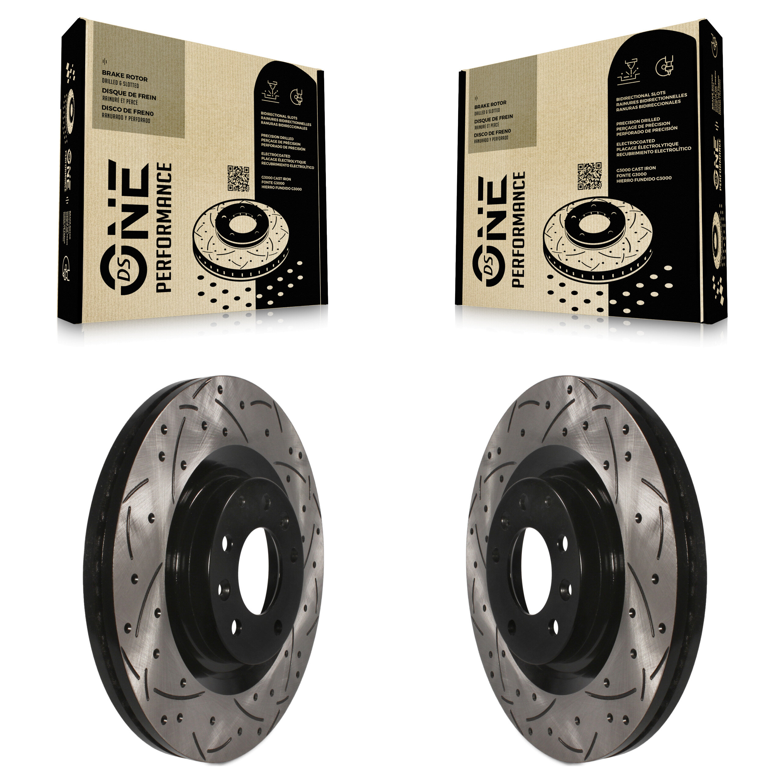 DS-One - KD-100055 - Front Disc Brake Rotor Kits