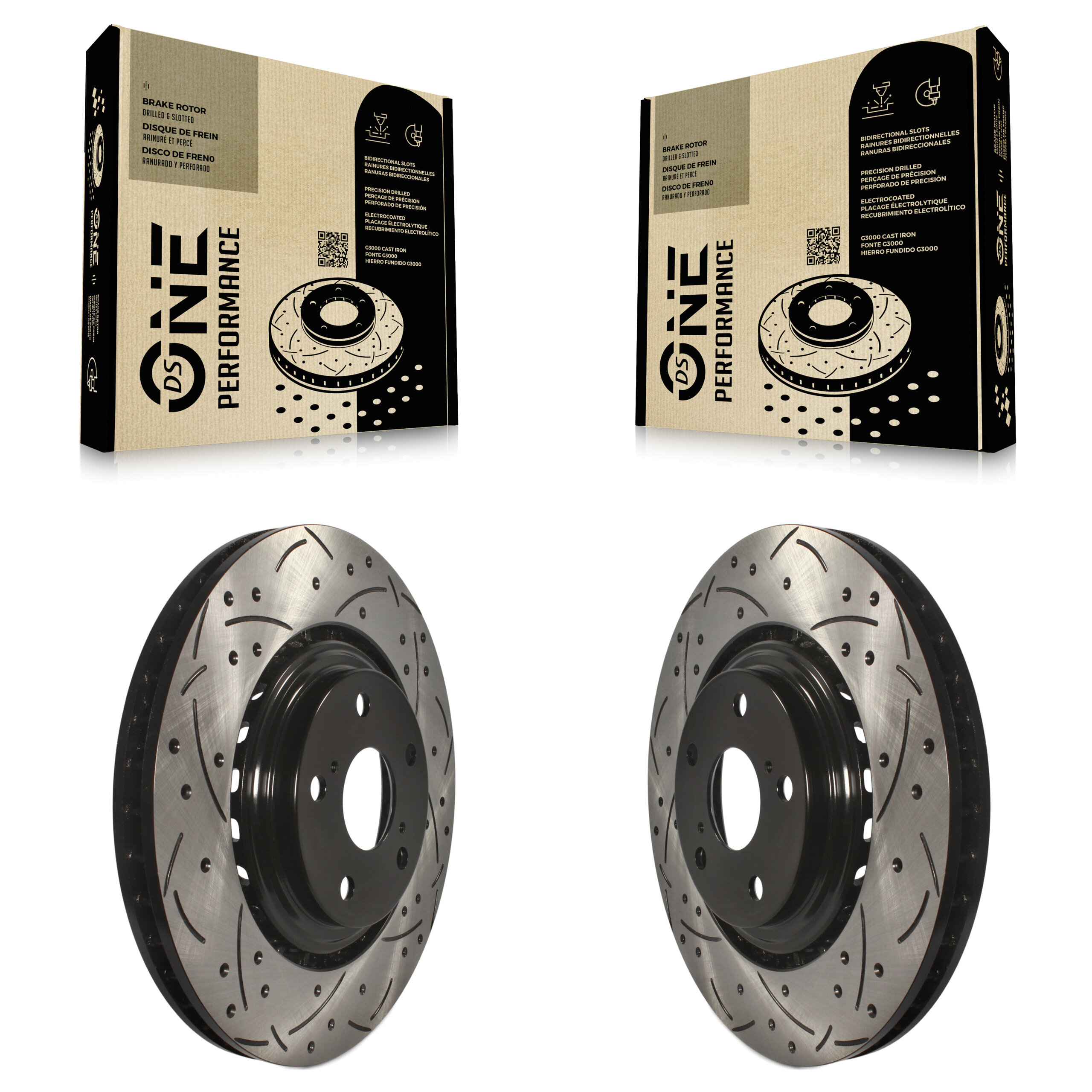 DS-One - KD-100063 - Front Disc Brake Rotor Kits