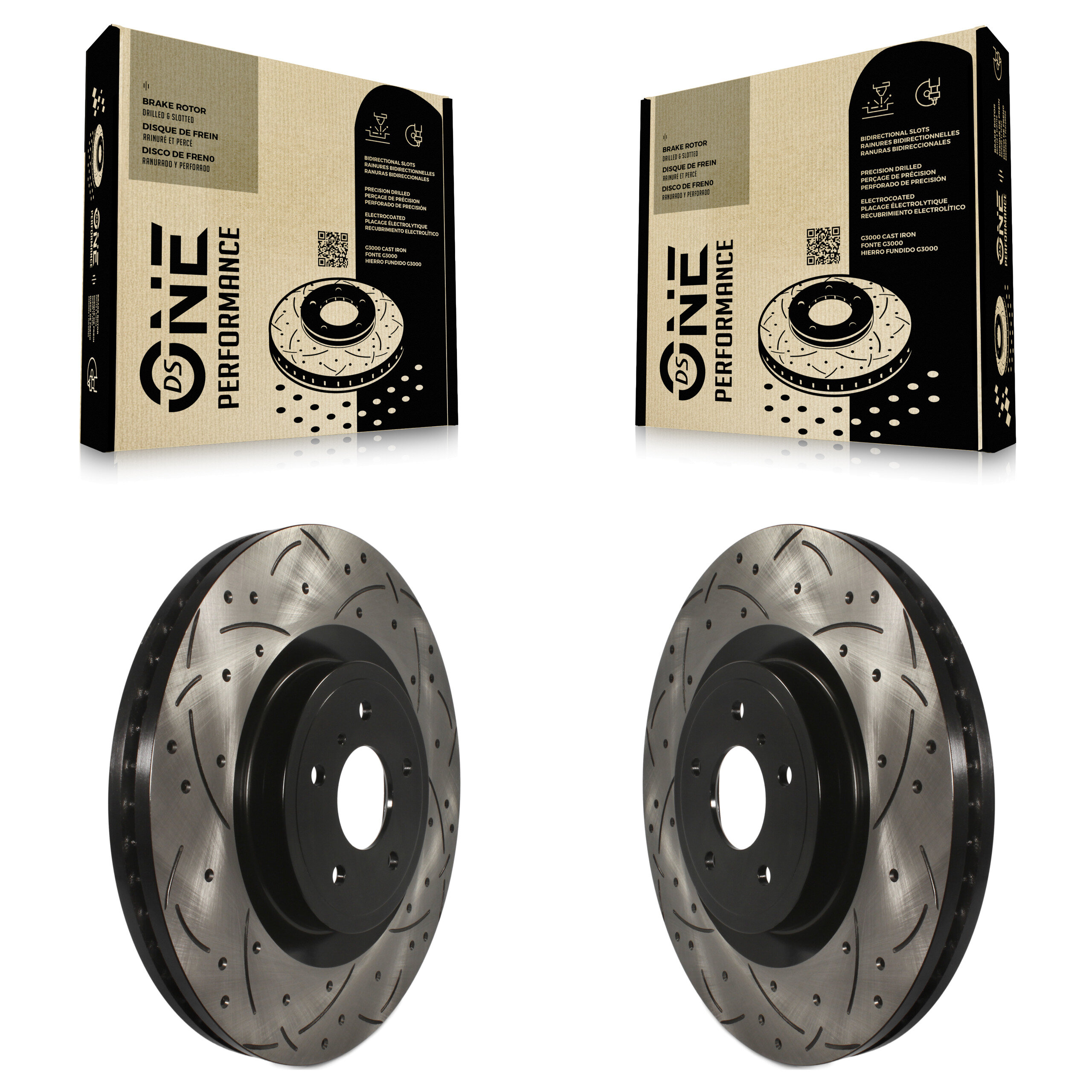 DS-One - KD-100067 - Front Disc Brake Rotor Kits
