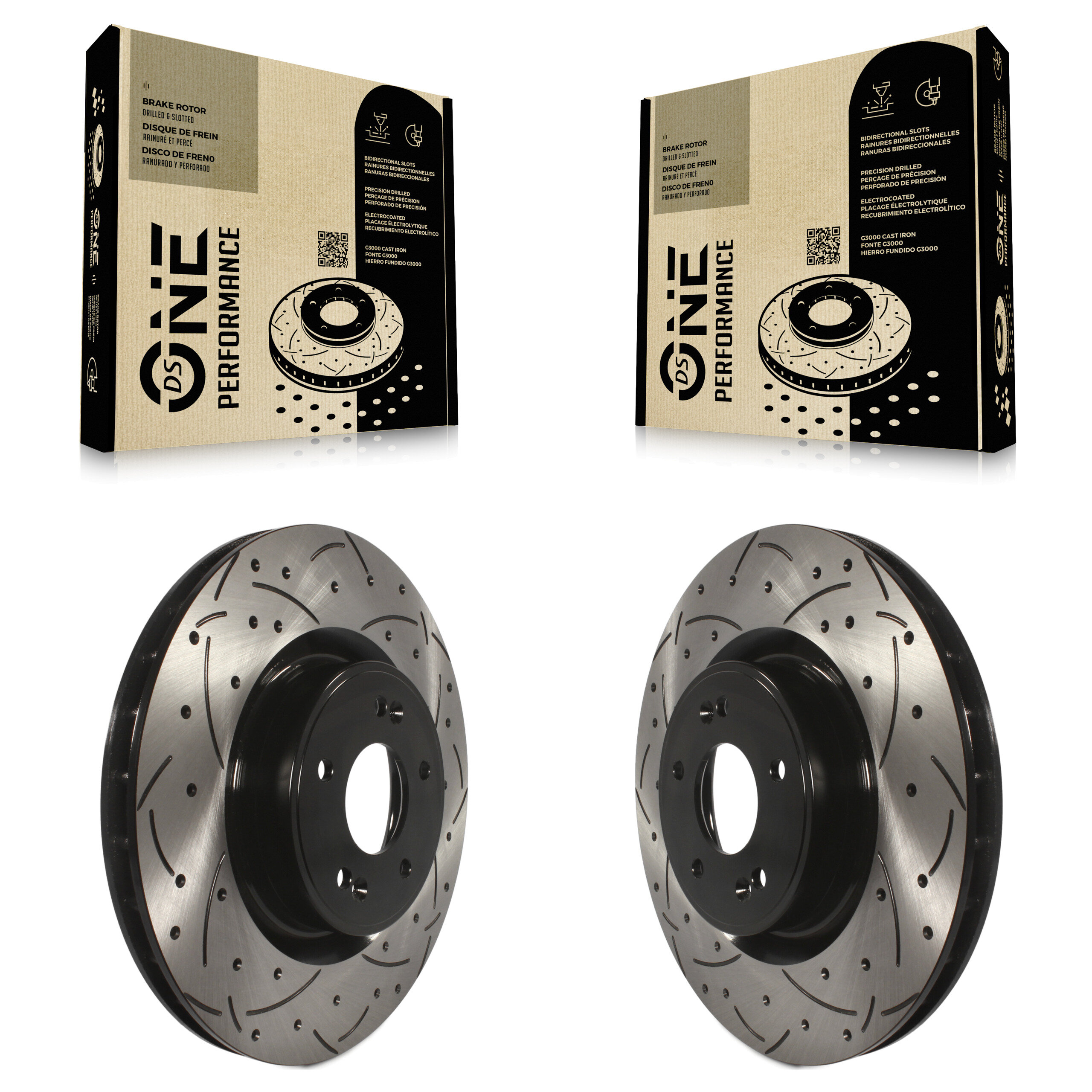 DS-One - KD-100071 - Front Disc Brake Rotor Kits