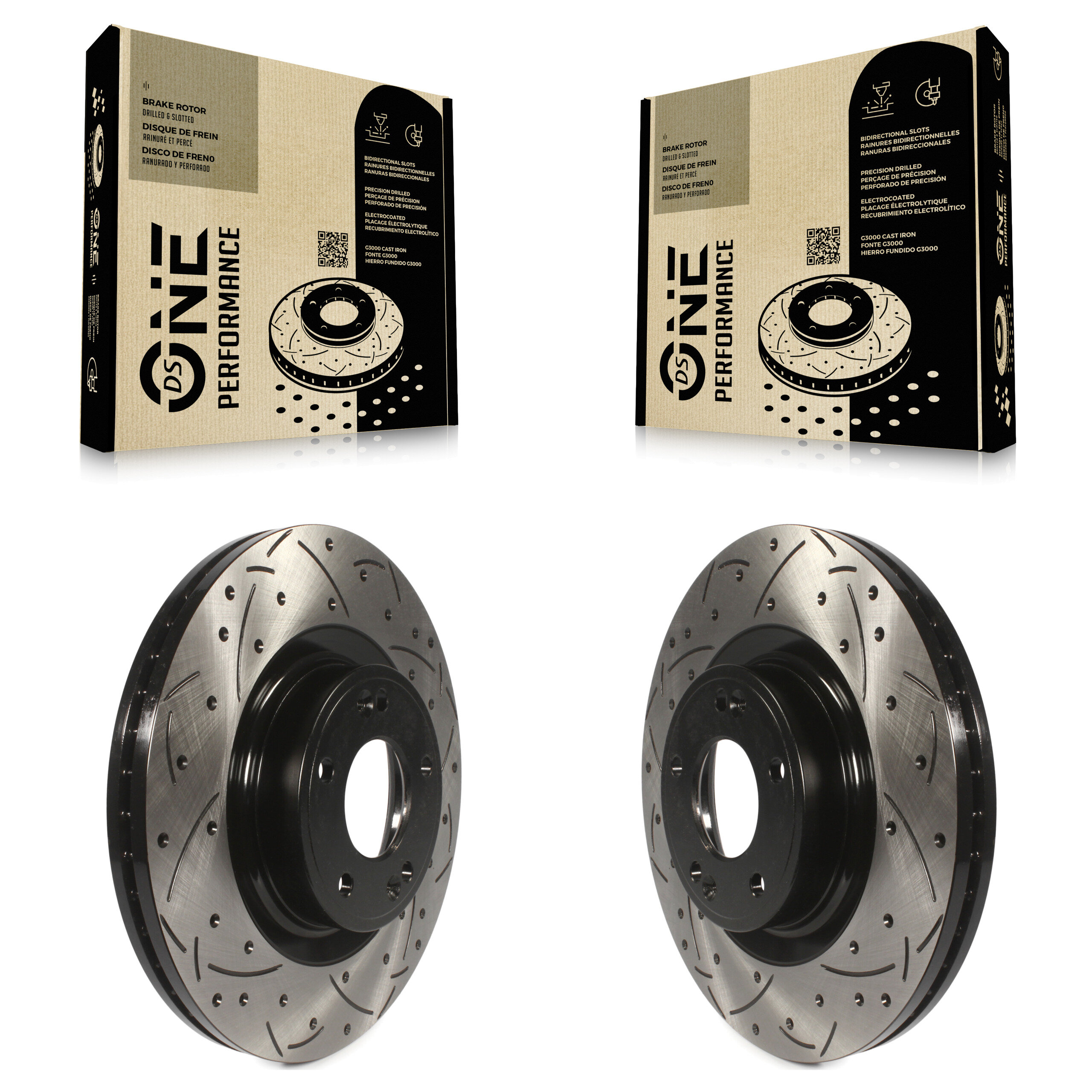 DS-One - KD-100072 - Front Disc Brake Rotor Kits