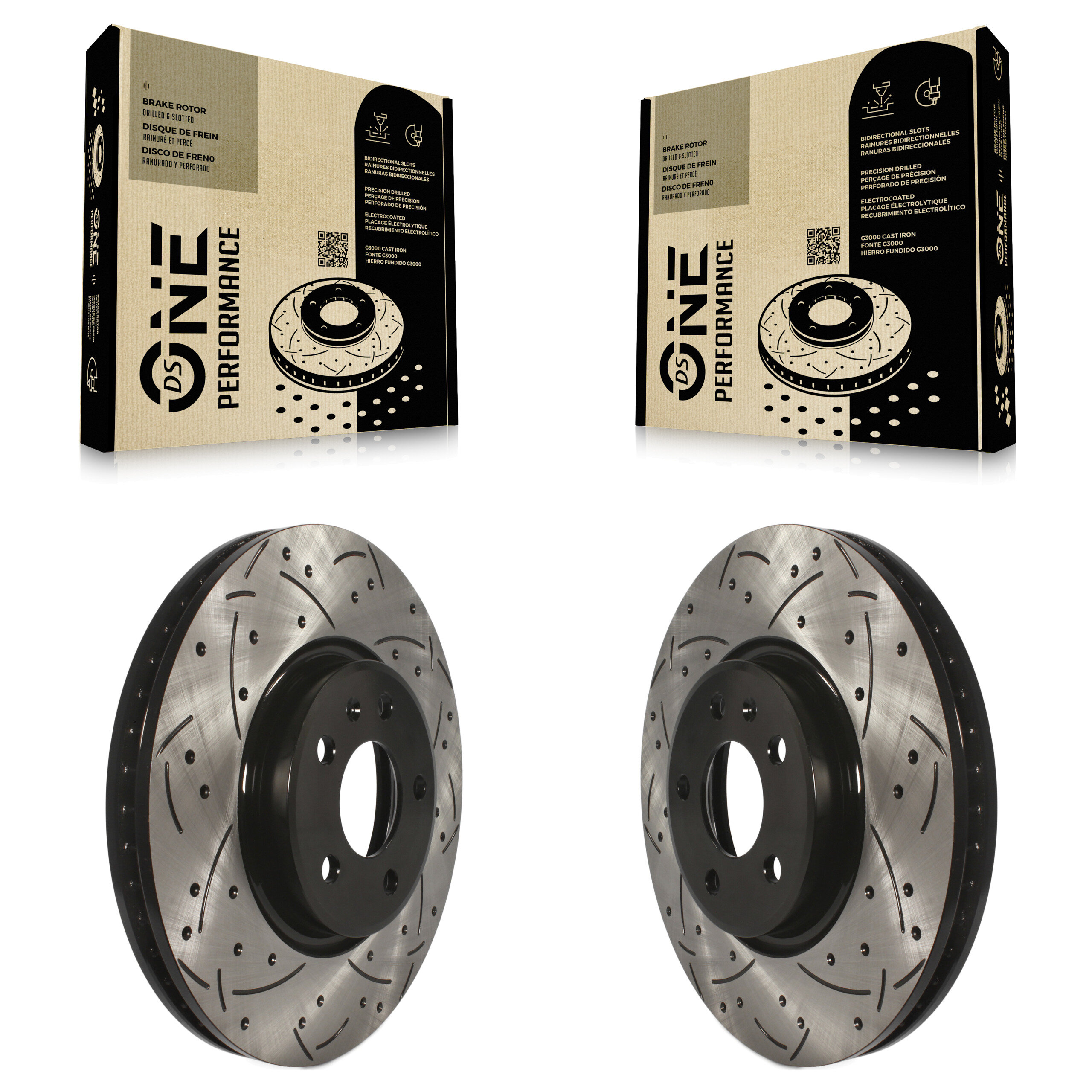 DS-One - KD-100082 - Front Disc Brake Rotor Kits