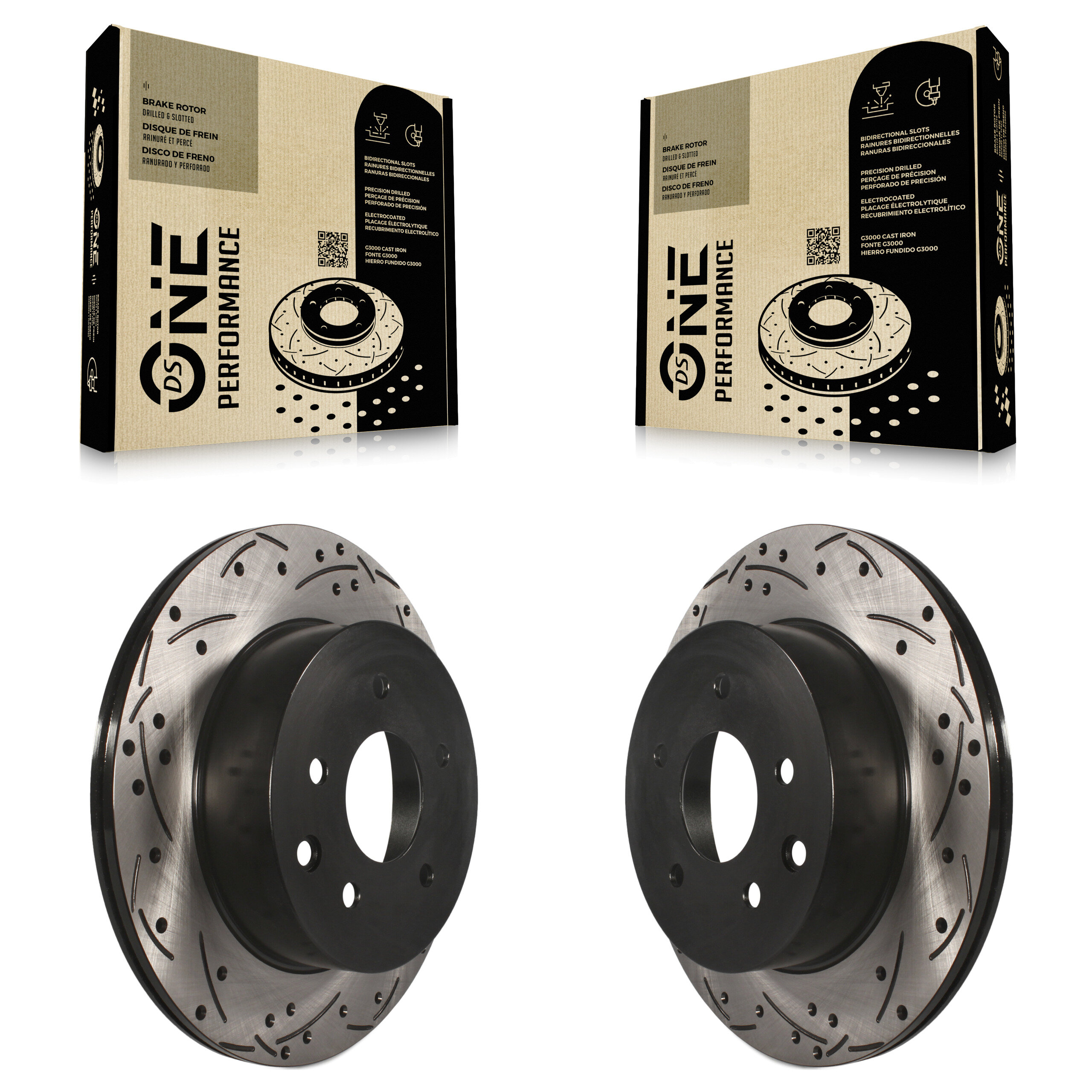 DS-One - KD-100148 - Rear Disc Brake Rotor Kits