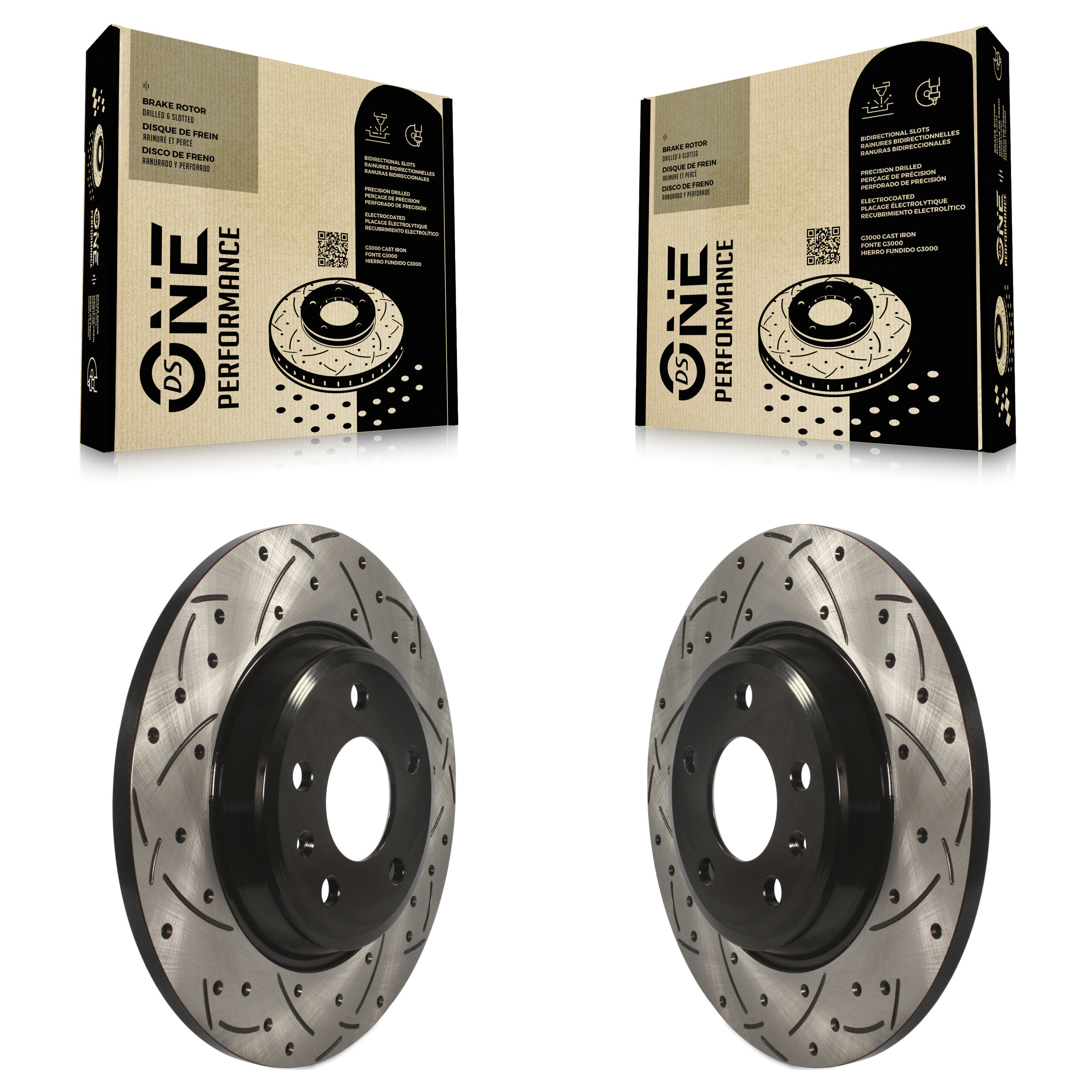 DS-One - KD-100168 - Rear Disc Brake Rotor Kits