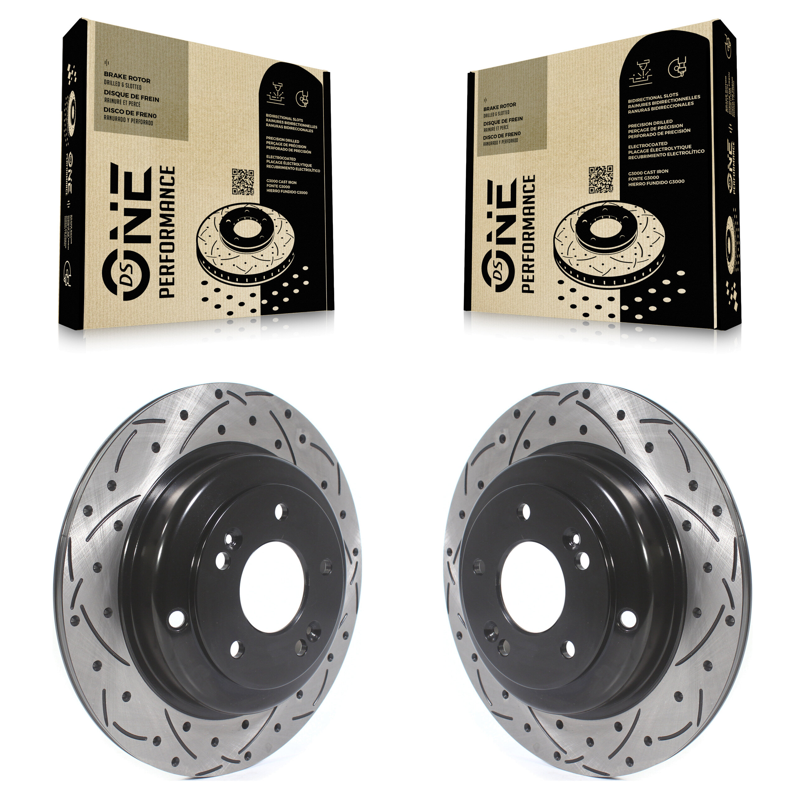 DS-One - KD-100172 - Rear Disc Brake Rotor Kits