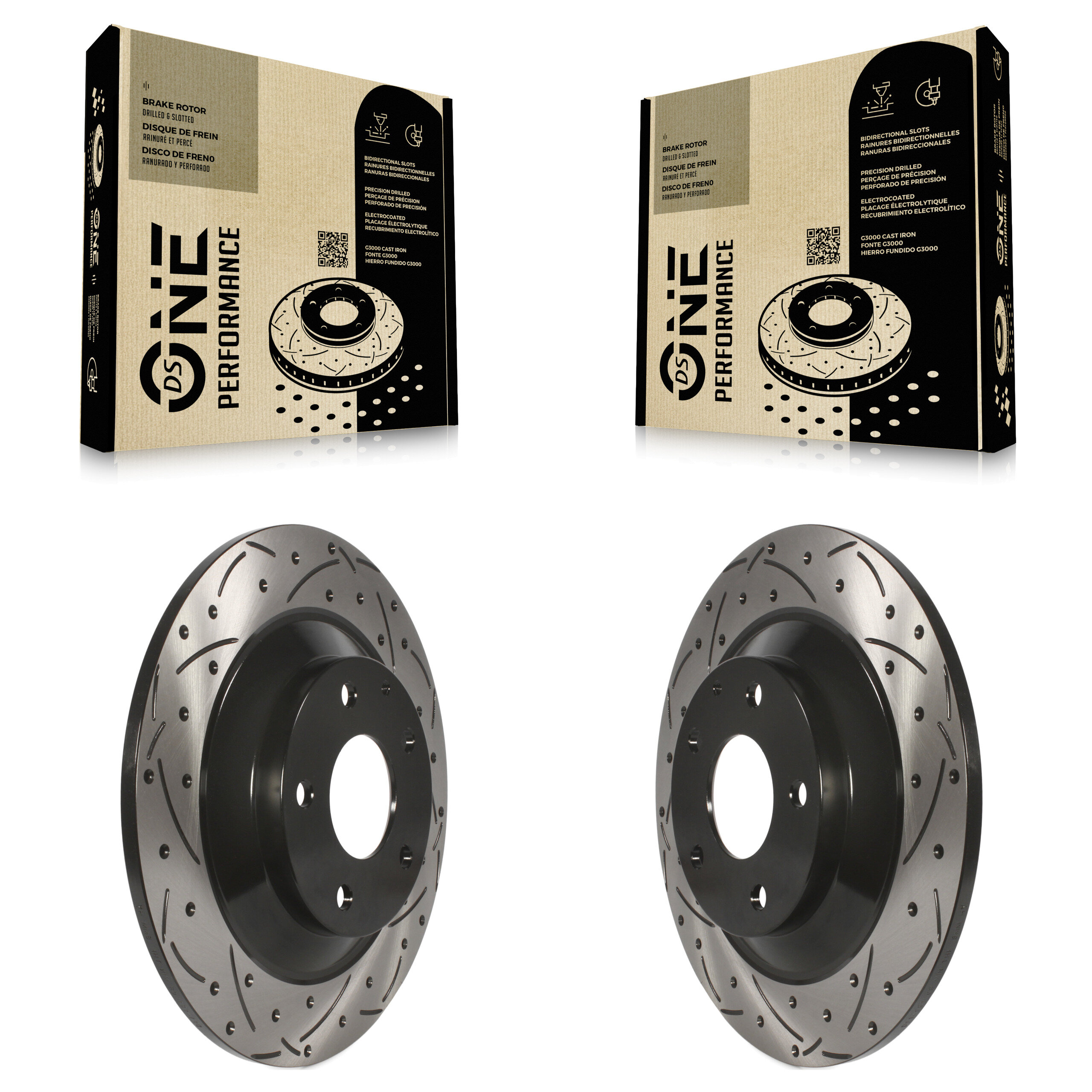 DS-One - KD-100187 - Rear Disc Brake Rotor Kits
