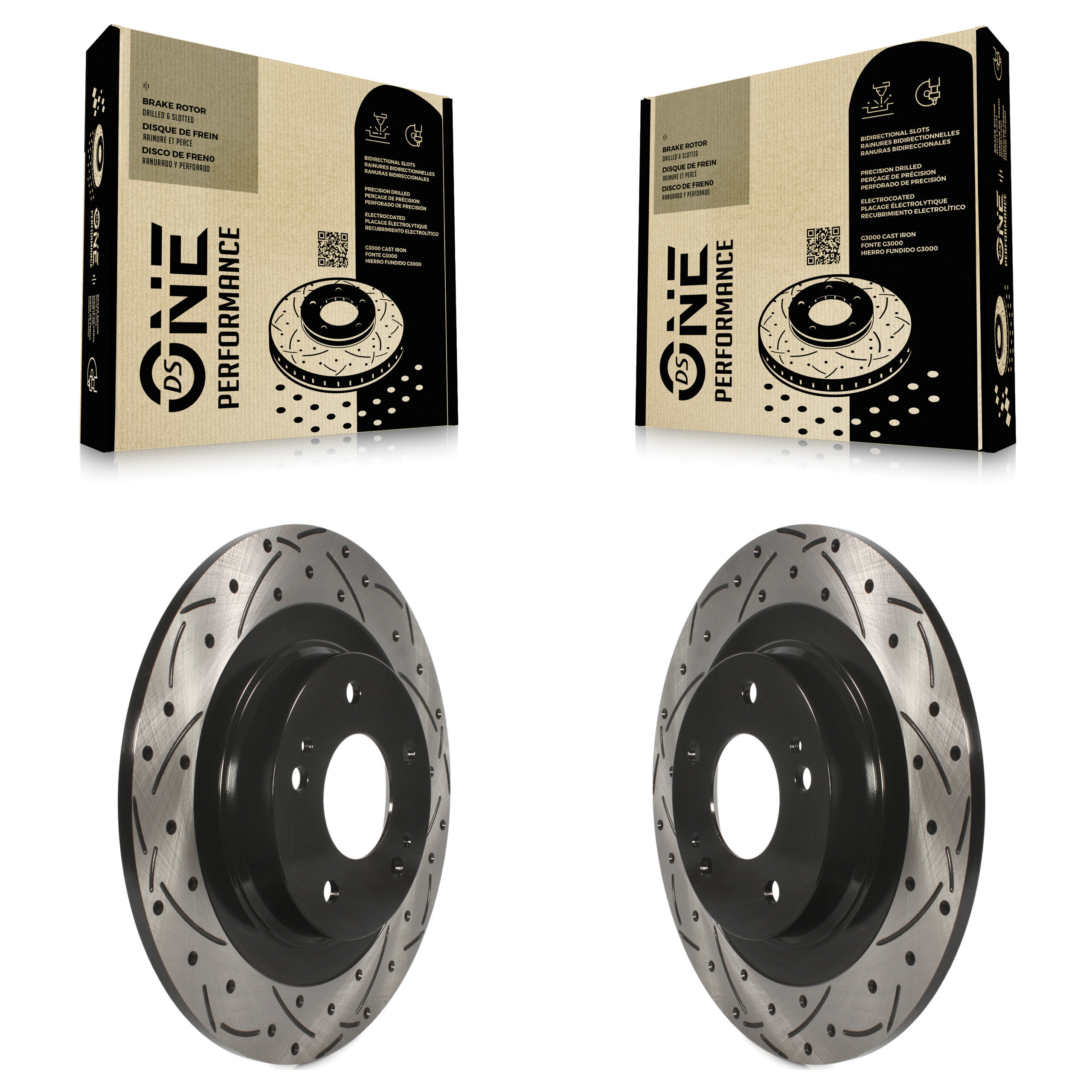 DS-One - KD-100189 - Rear Disc Brake Rotor Kits