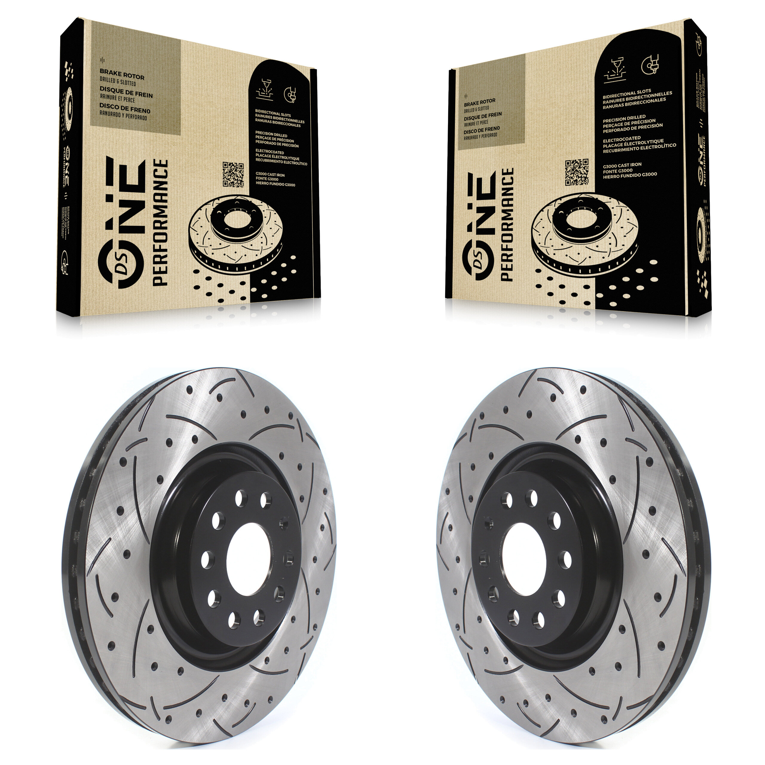 DS-One - KD-100404 - Front Disc Brake Rotor Kits