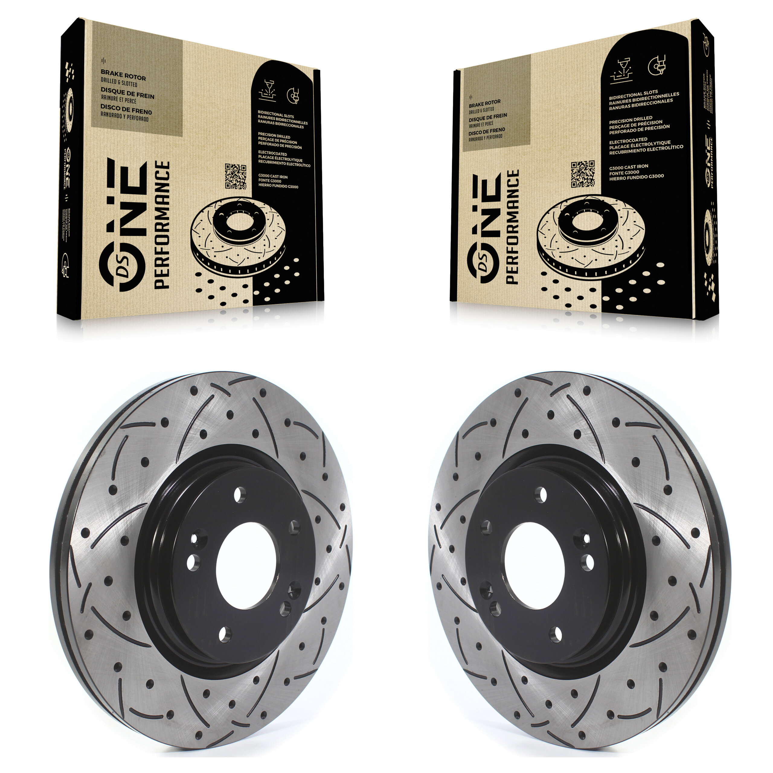 DS-One - KD-100405 - Front Disc Brake Rotor Kits