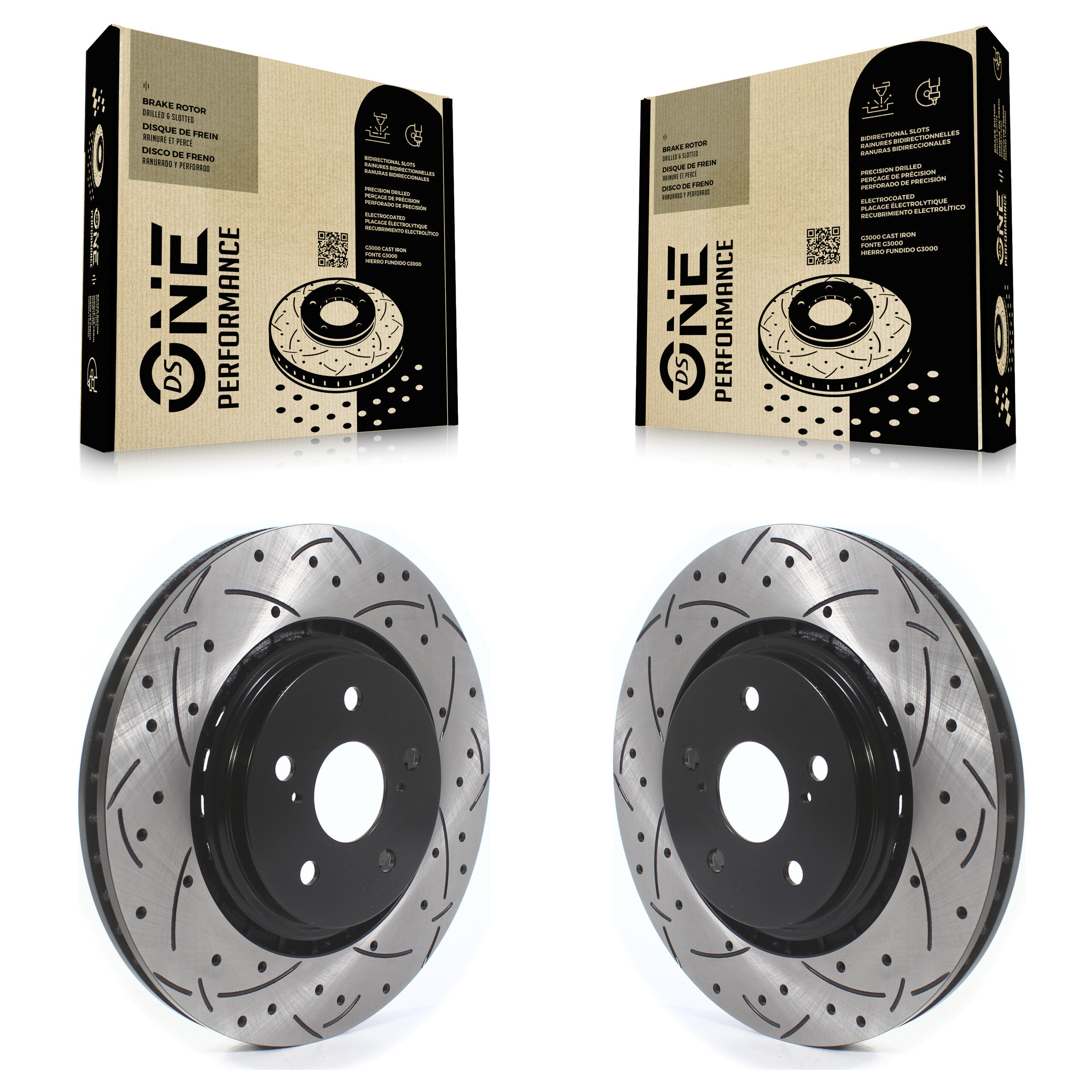 DS-One - KD-100406 - Front Disc Brake Rotor Kits