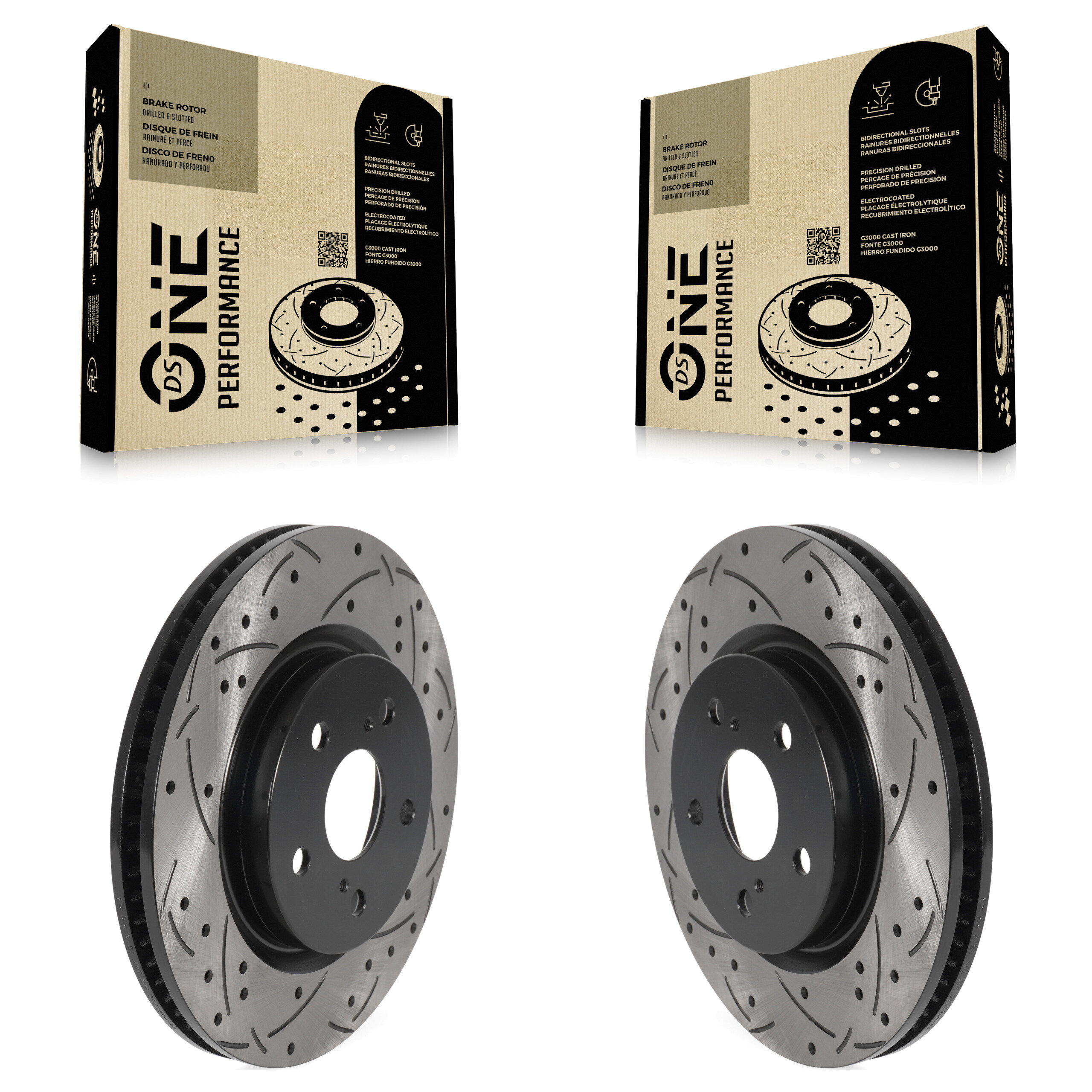 DS-One - KD-100409 - Front Disc Brake Rotor Kits