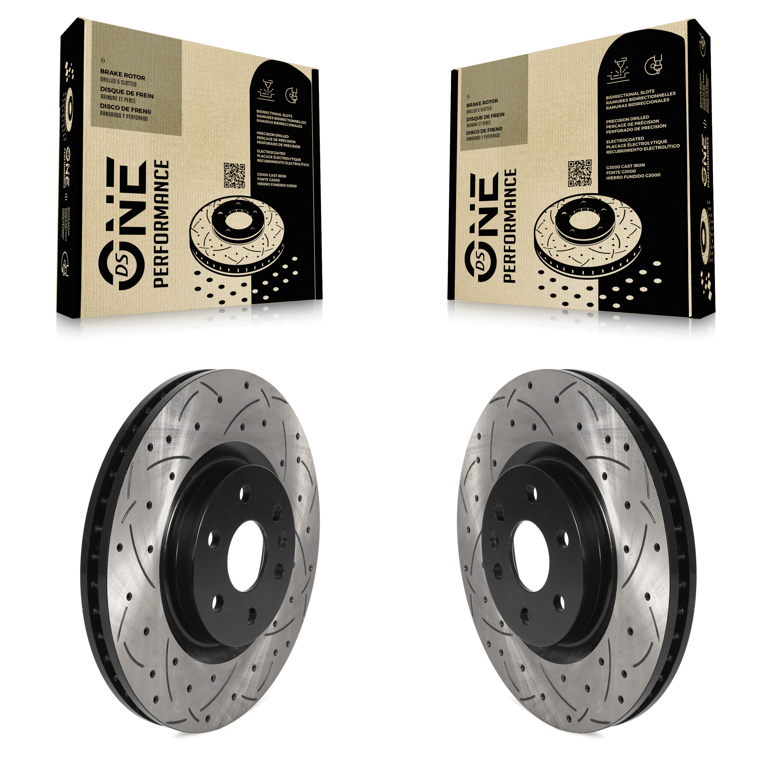 DS-One - KD-100423 - Front Disc Brake Rotor Kits