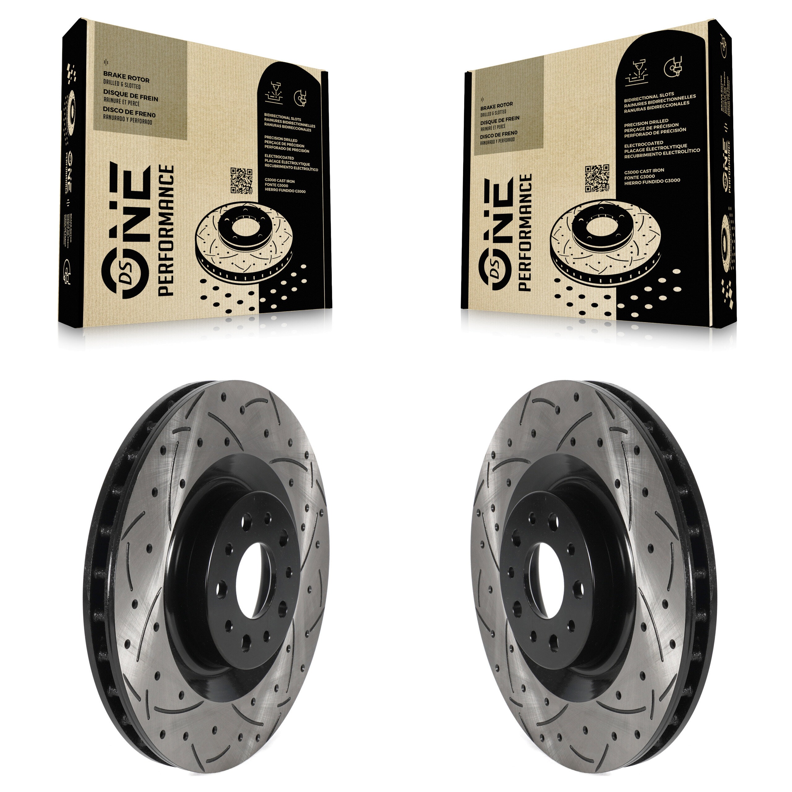 DS-One - KD-100431 - Front Disc Brake Rotor Kits