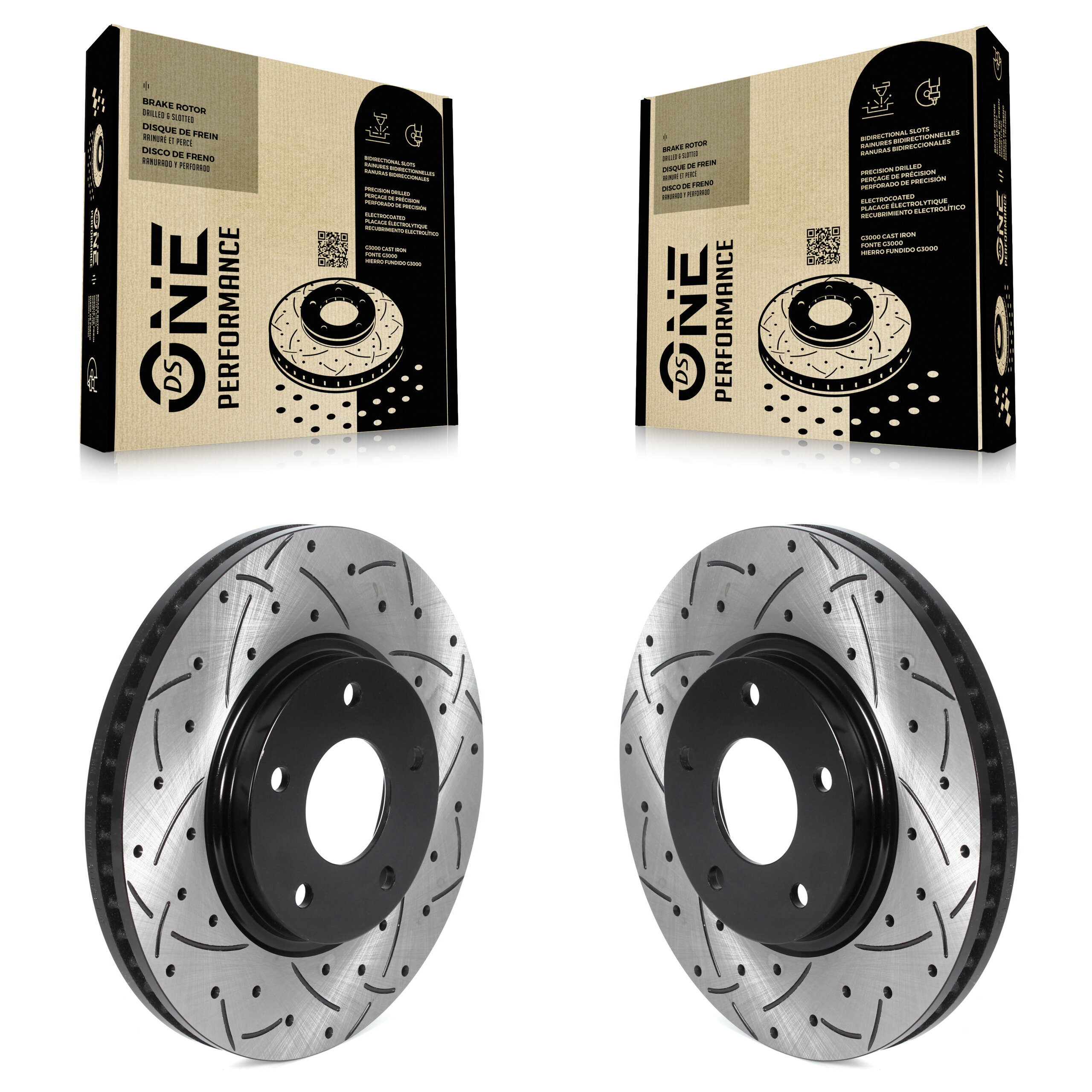 DS-One - KD-100435 - Front Disc Brake Rotor Kits